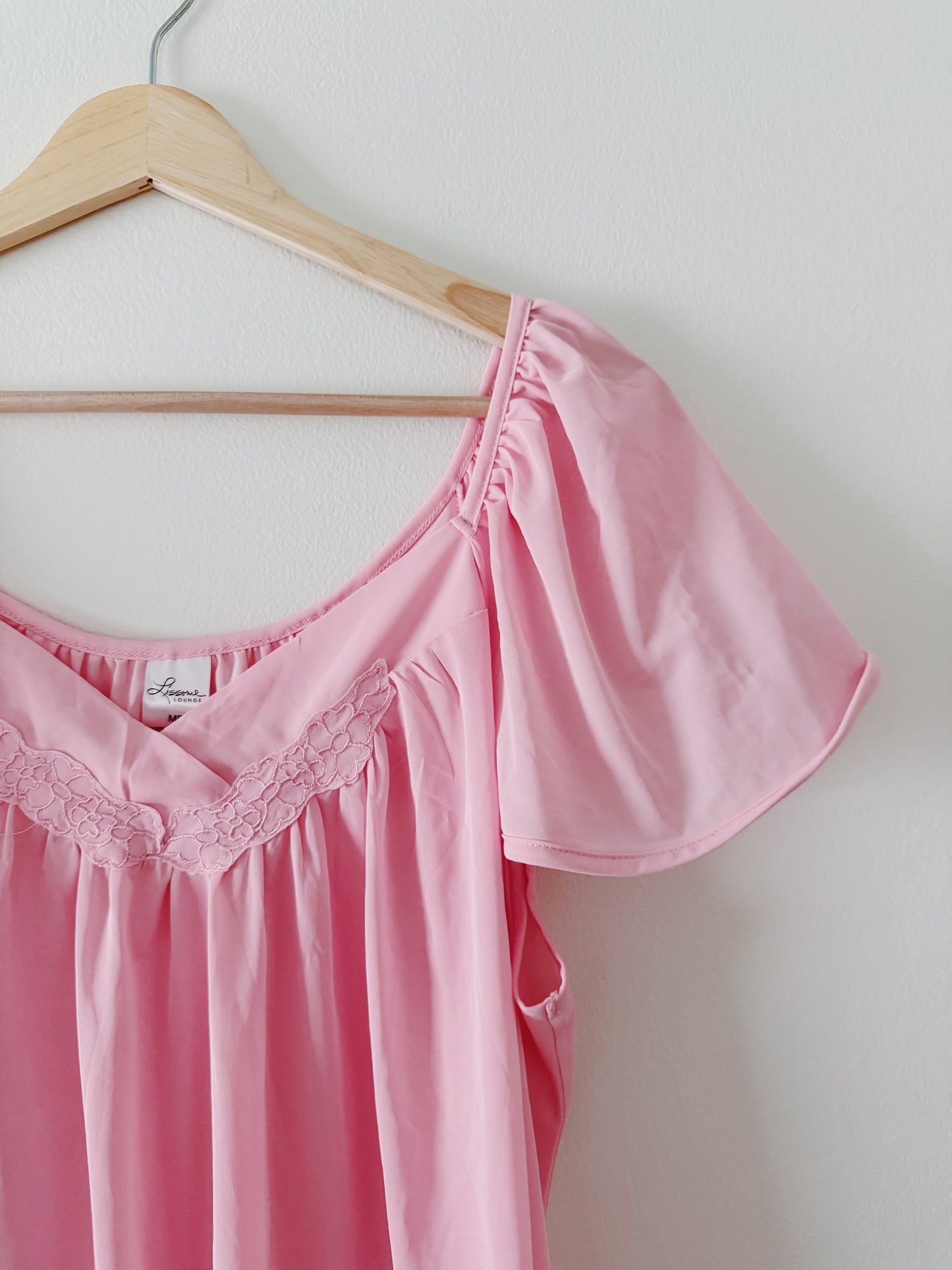 Pink Satin Dress (M)