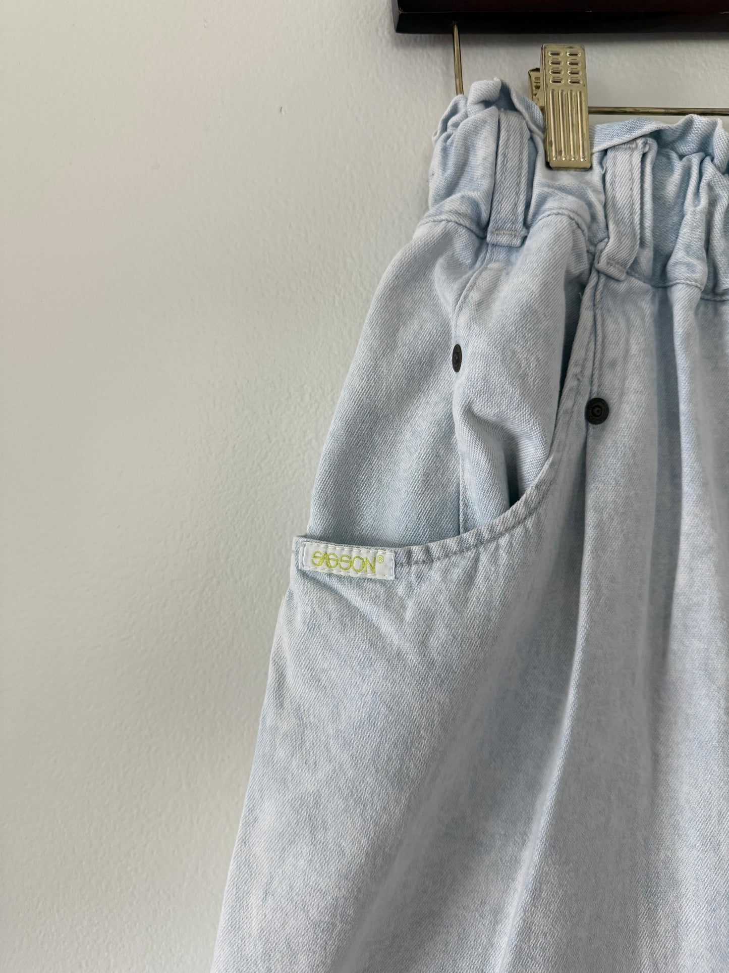 Elastic Waist Vintage Shorts
