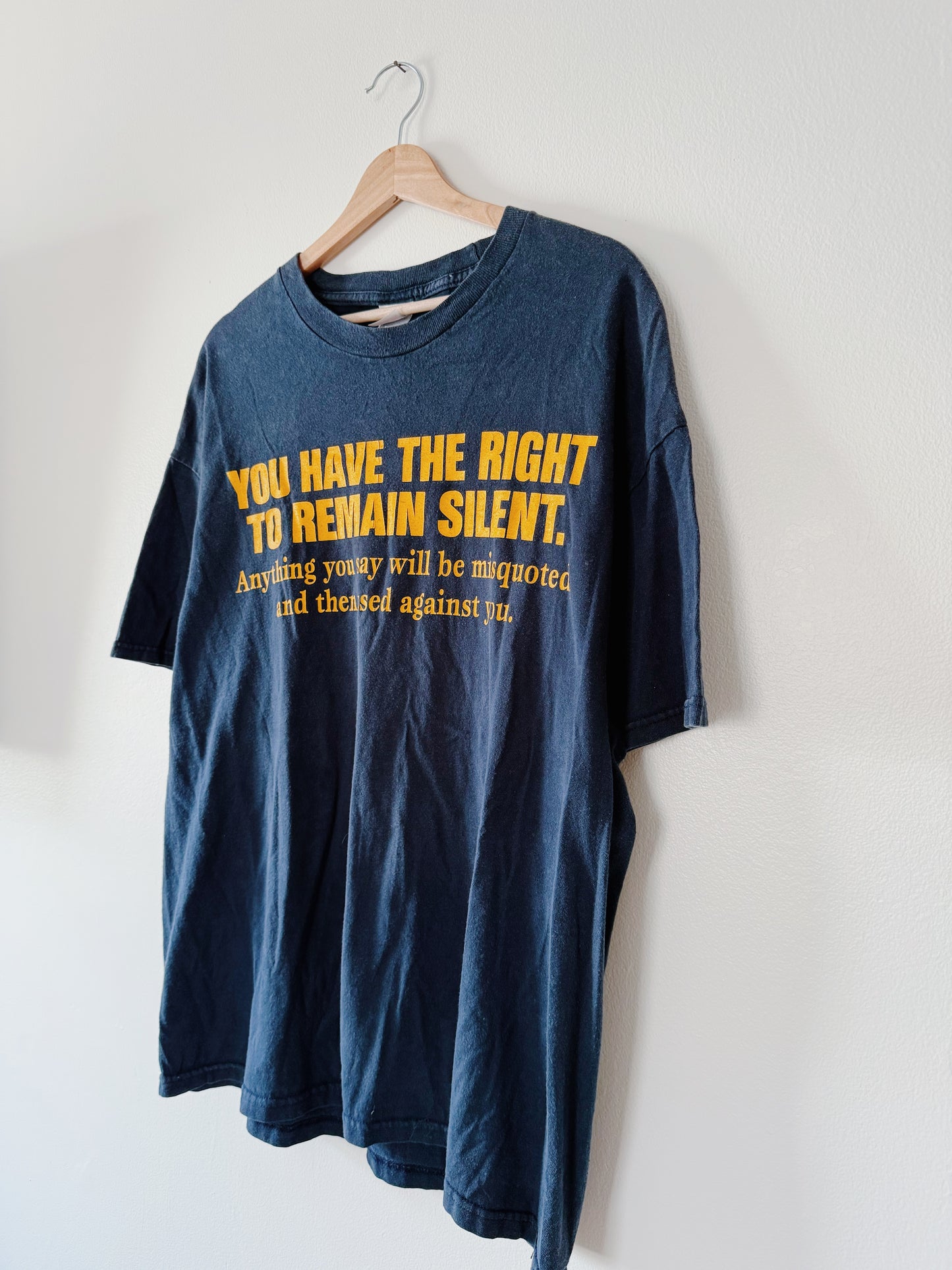 Right to Remain Silent Tee (XL)