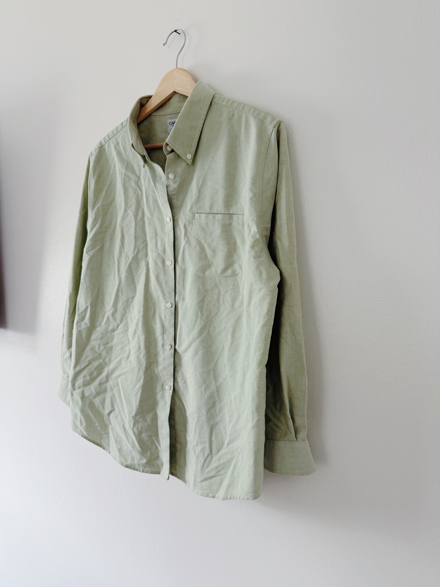 Vintage Green Button Up (12/S)