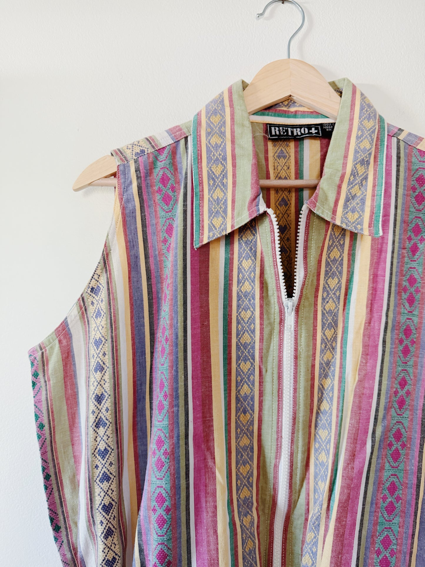 Vintage Zip Up Top (XL)