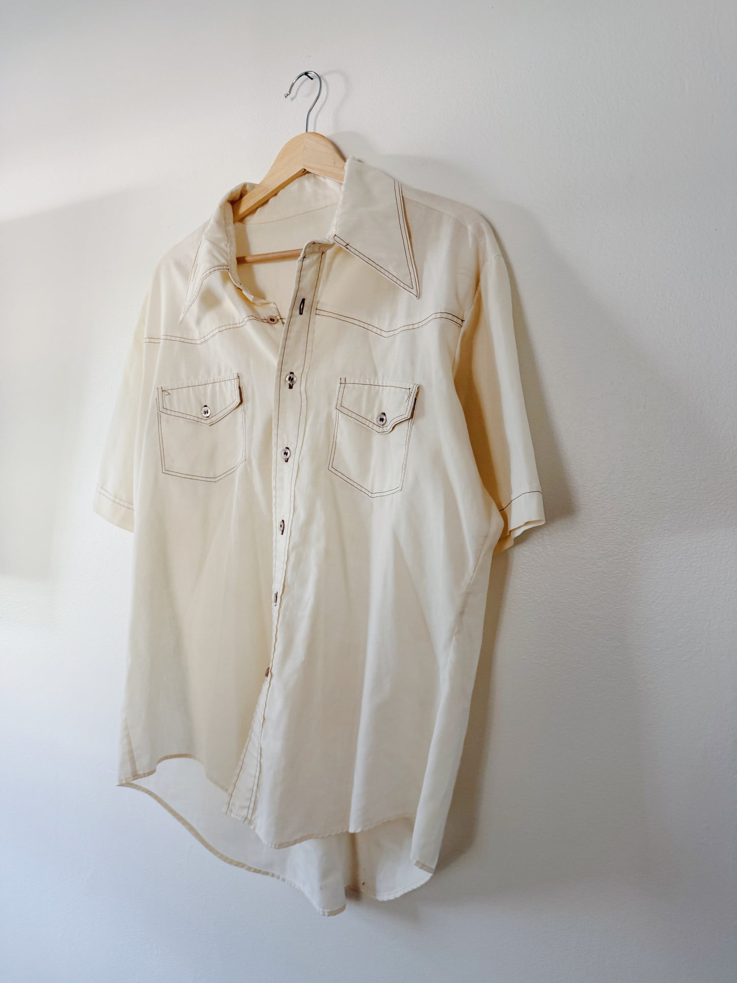 Vintage Western Style Button Up (XL)