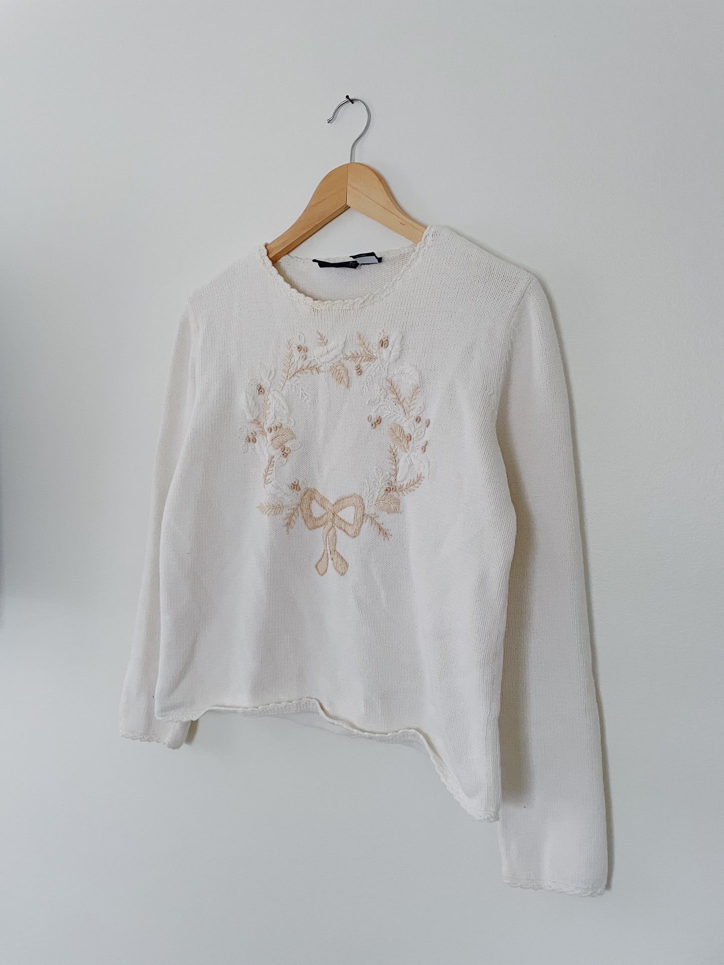 Vintage Bow Sweater (S)