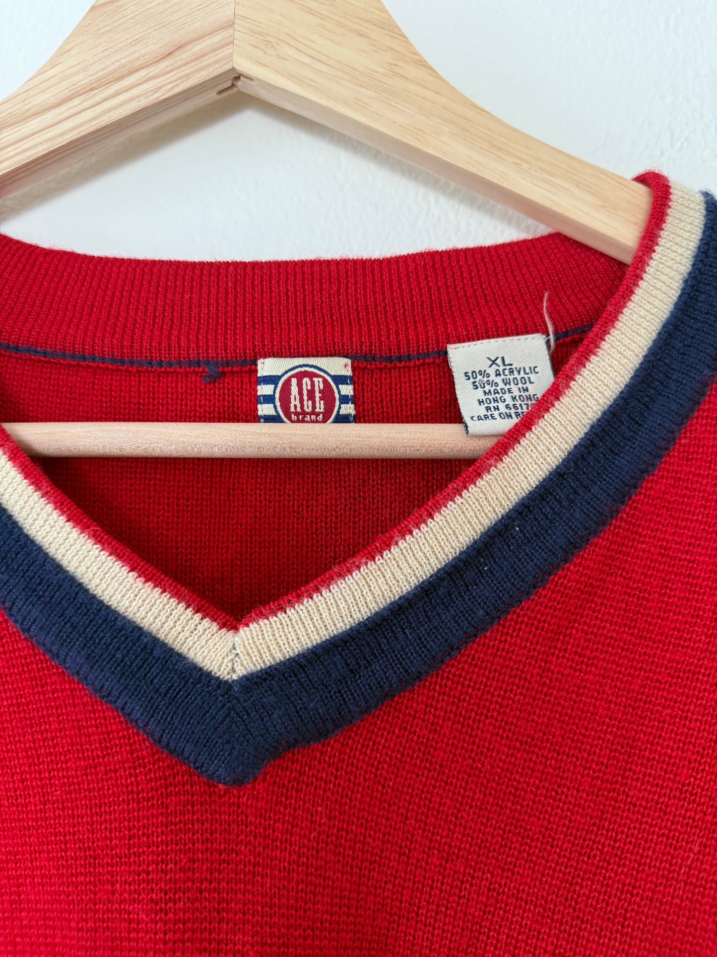 Vintage Varsity Sweater (XL)