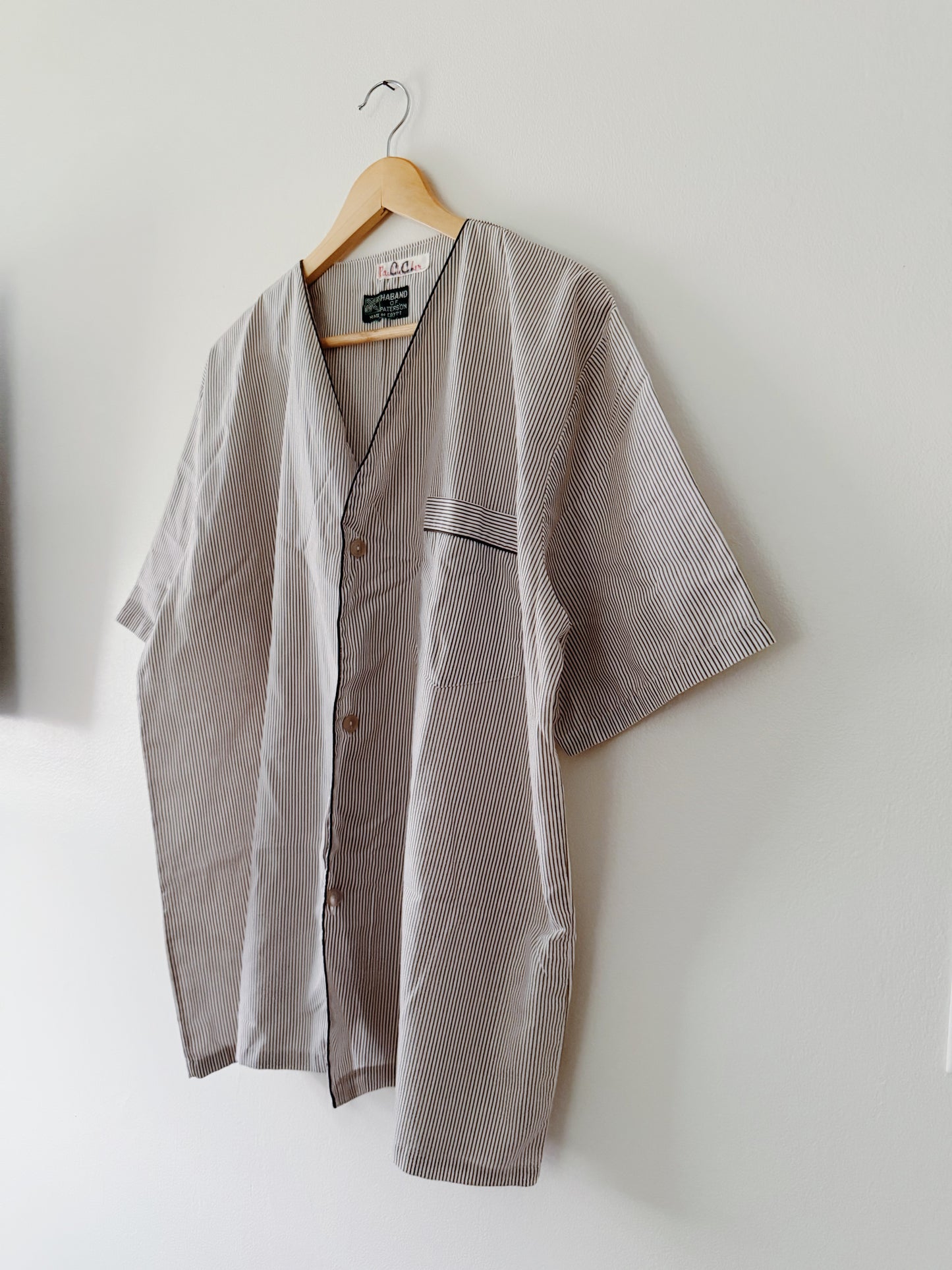 Vintage Striped Pajama Top