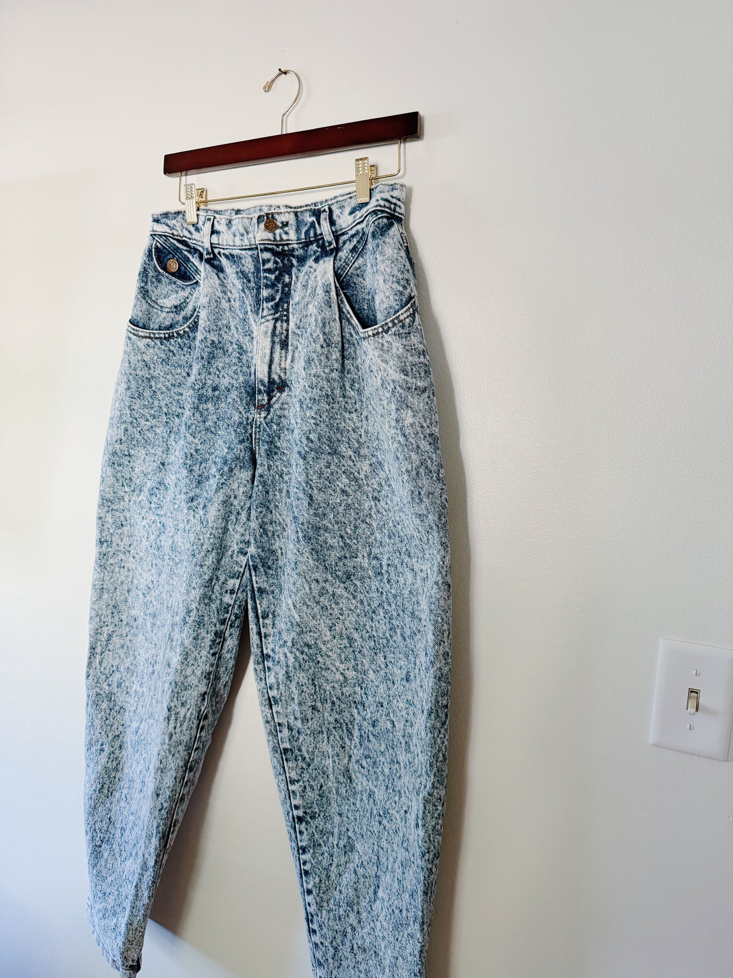Vintage Lee Acid Wash Jeans (28x30)
