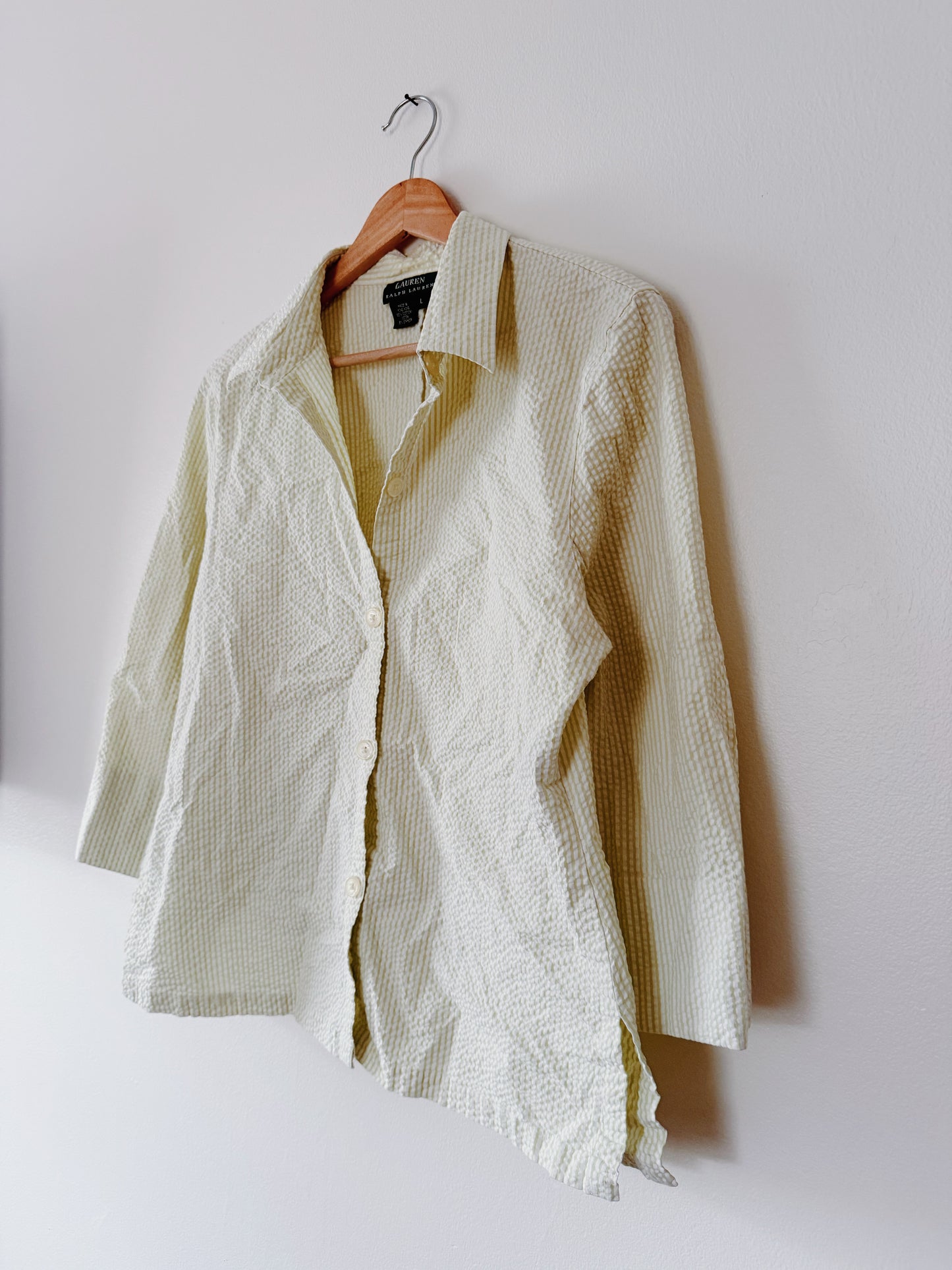 Ralph Lauren Textured Button Up (L)