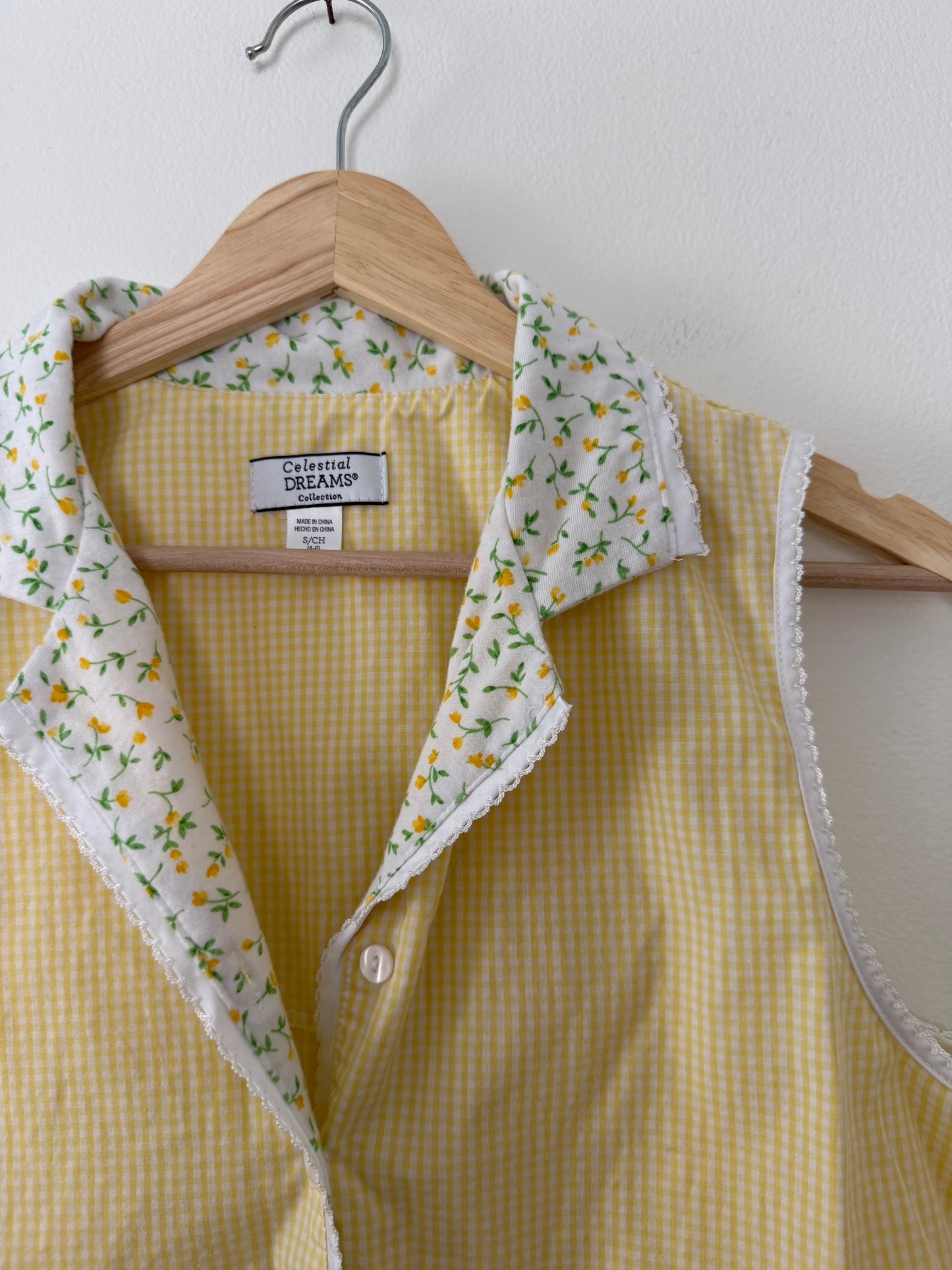 Yellow Floral Tank (S)