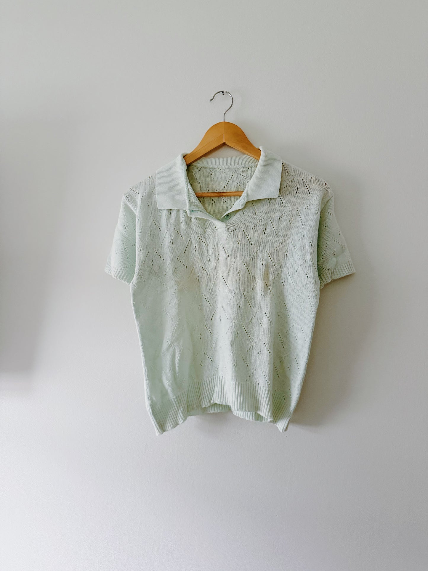 Knit Collared Top