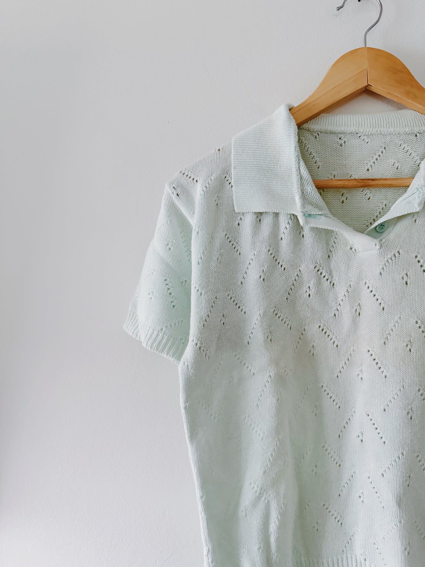 Knit Collared Top