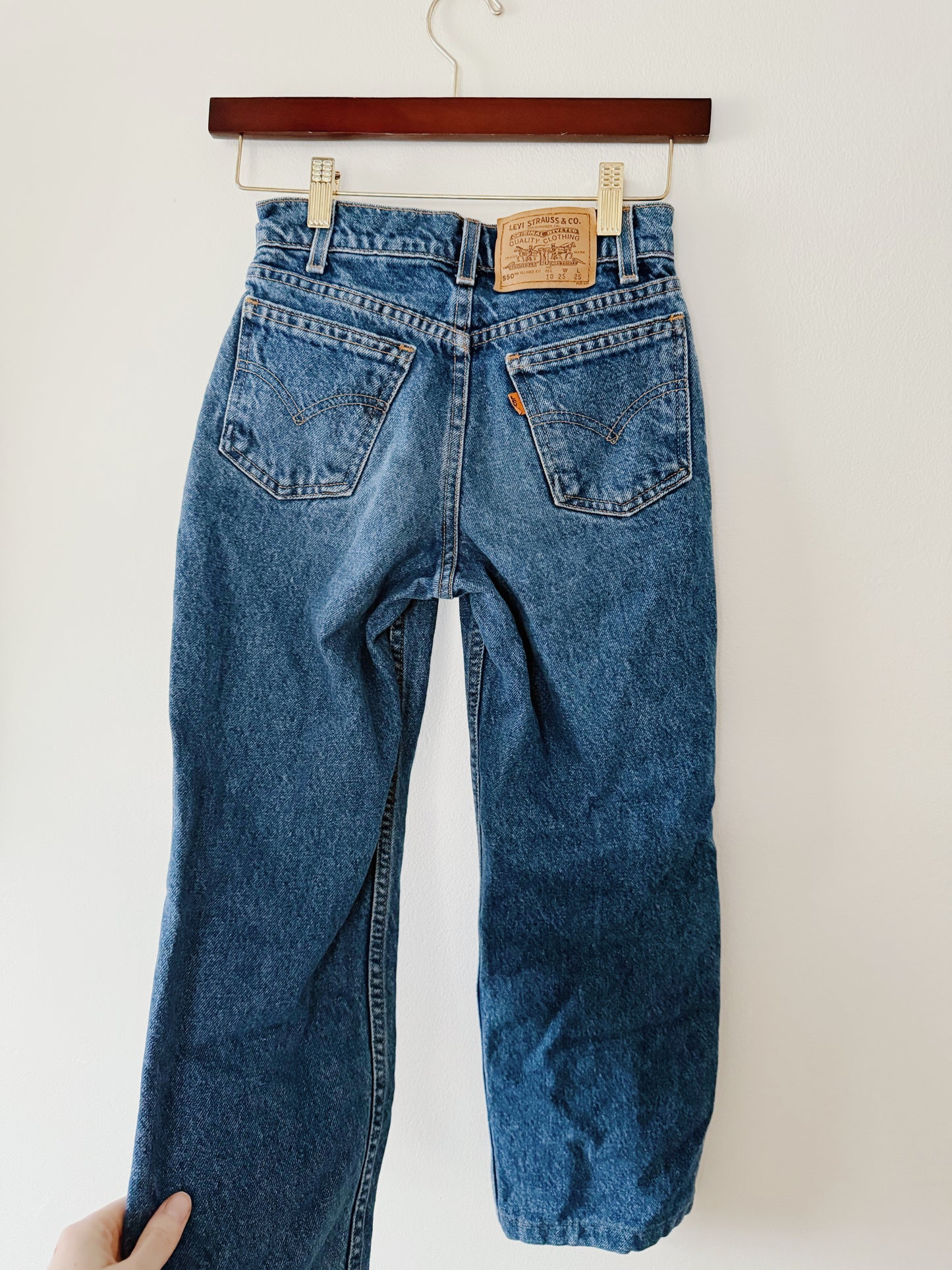 Kids Vintage 550 Levi Jeans (24x21)