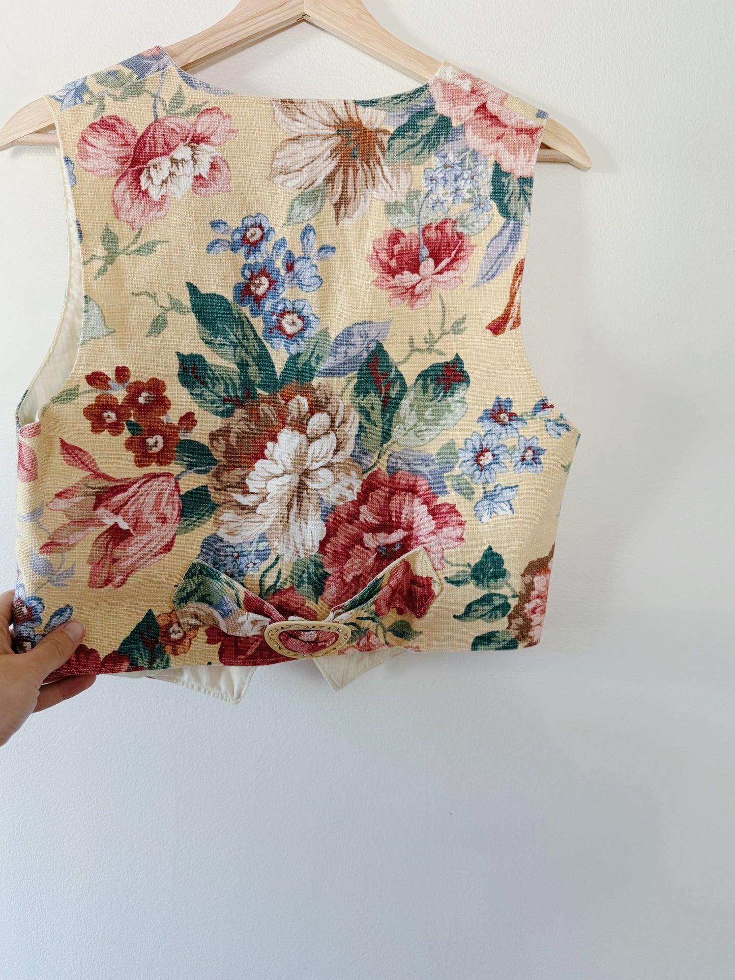 Vintage Floral Vest (L)
