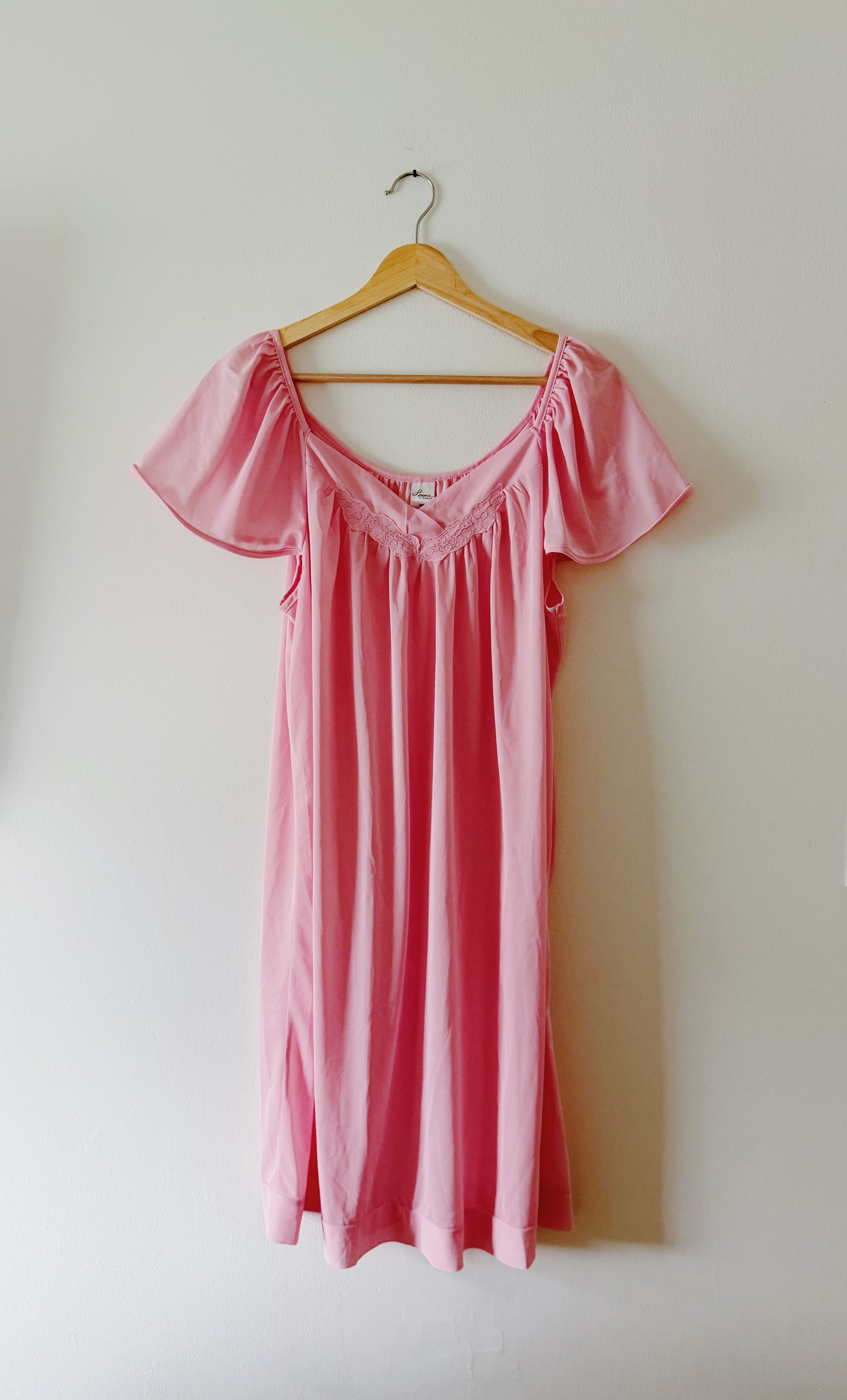 Pink Satin Dress (M)