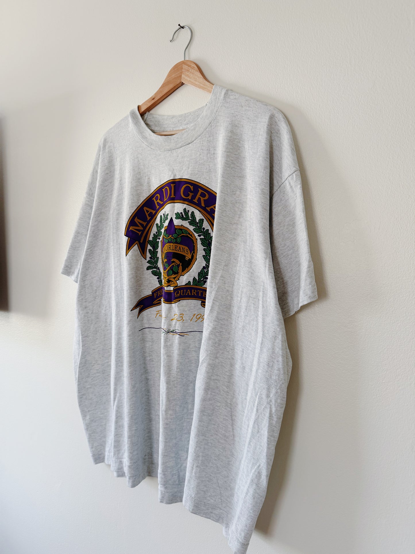 Single Stitch Mardi Gras Tee (XXL)