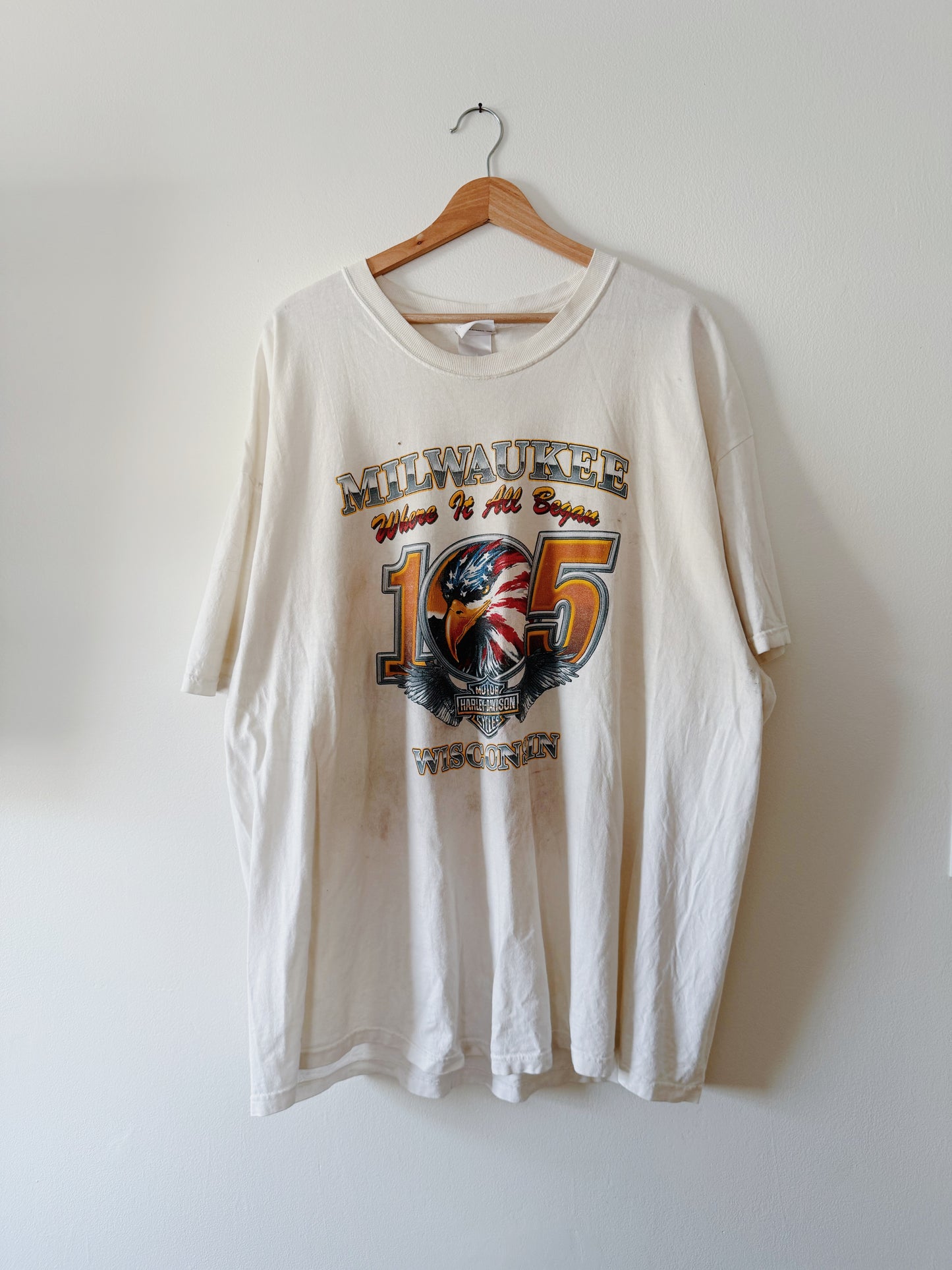 Vintage Milwaukee Harley Tee (XXL)
