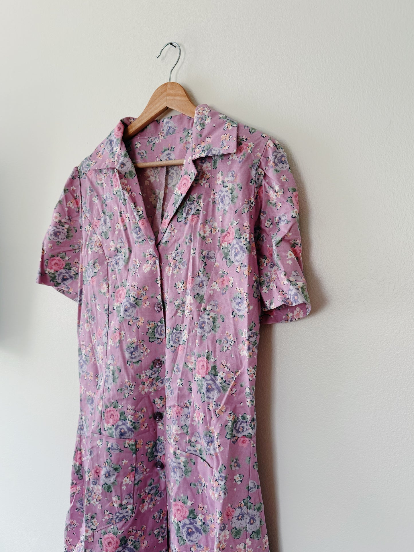 Handmade Button Up Dress (M)