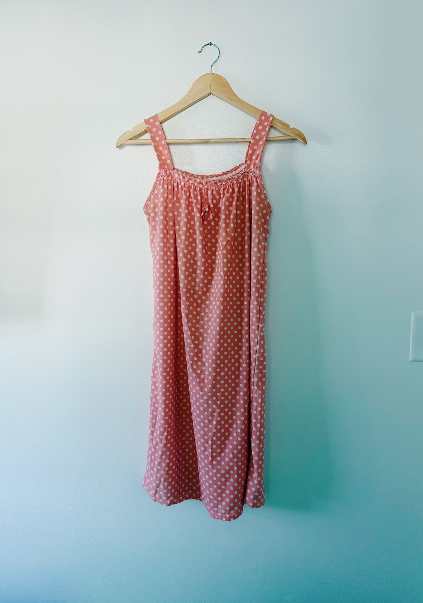 Vintage Pink Polka Dot Dress