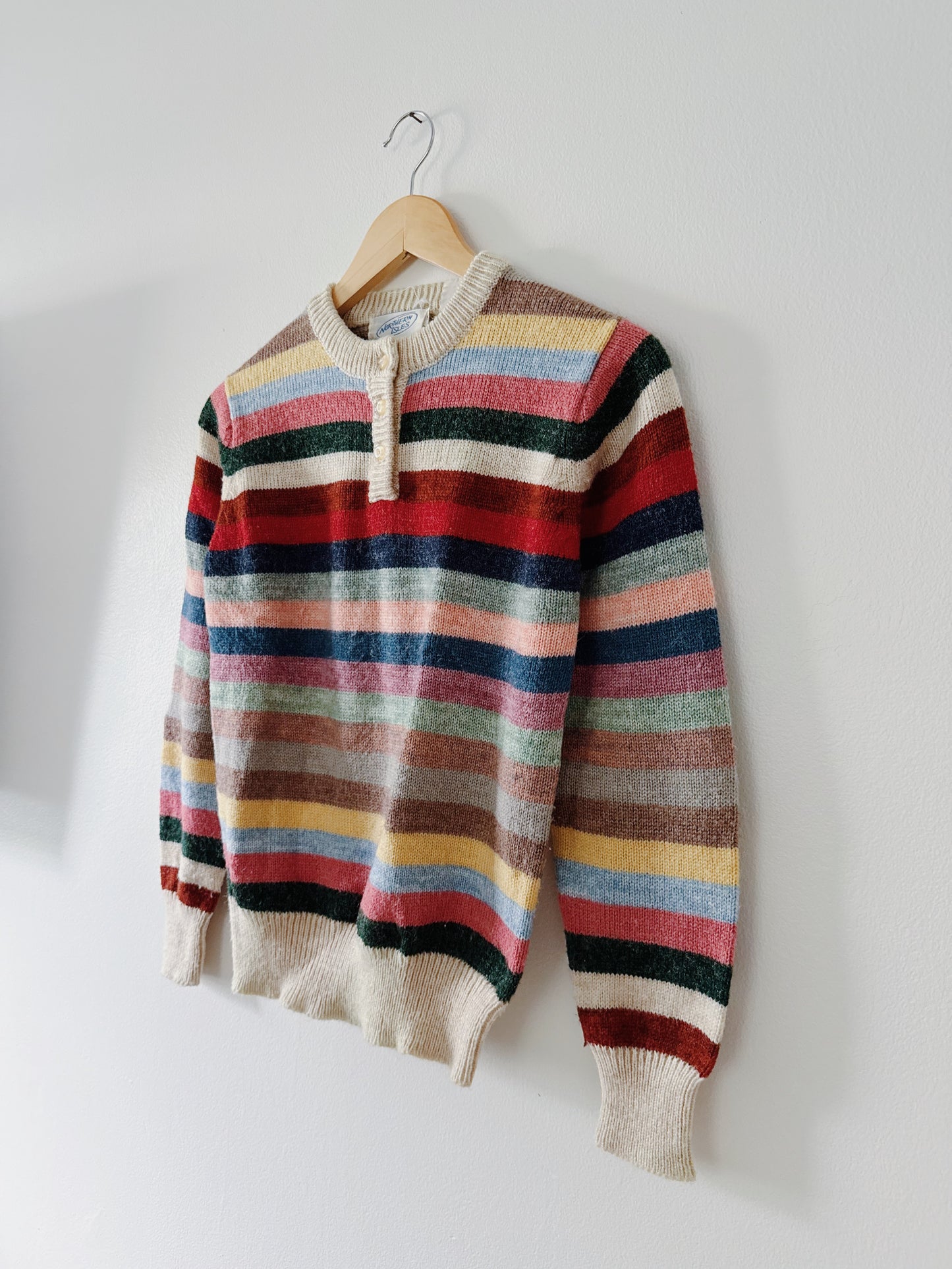 Vintage Striped Sweater (M)