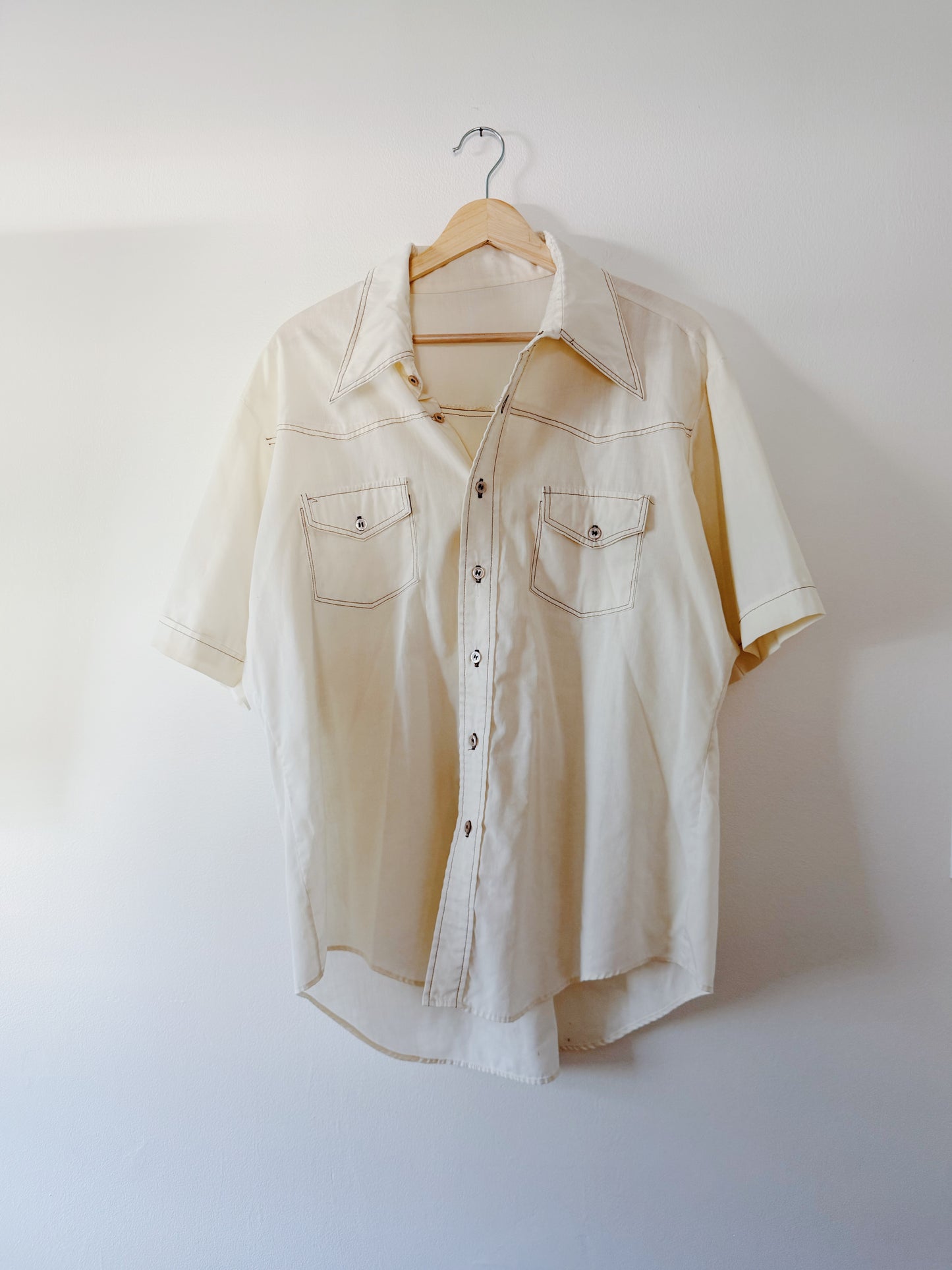 Vintage Western Style Button Up (XL)