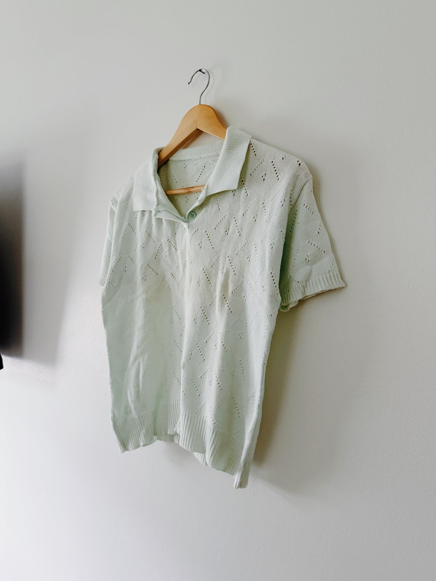 Knit Collared Top