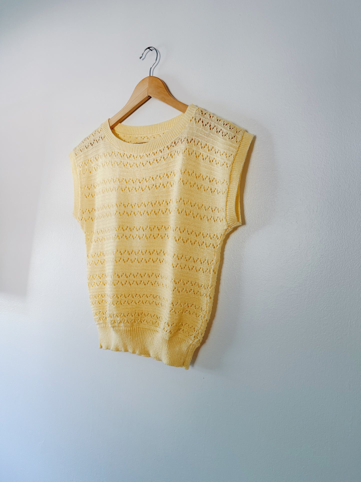 Yellow Knit Top