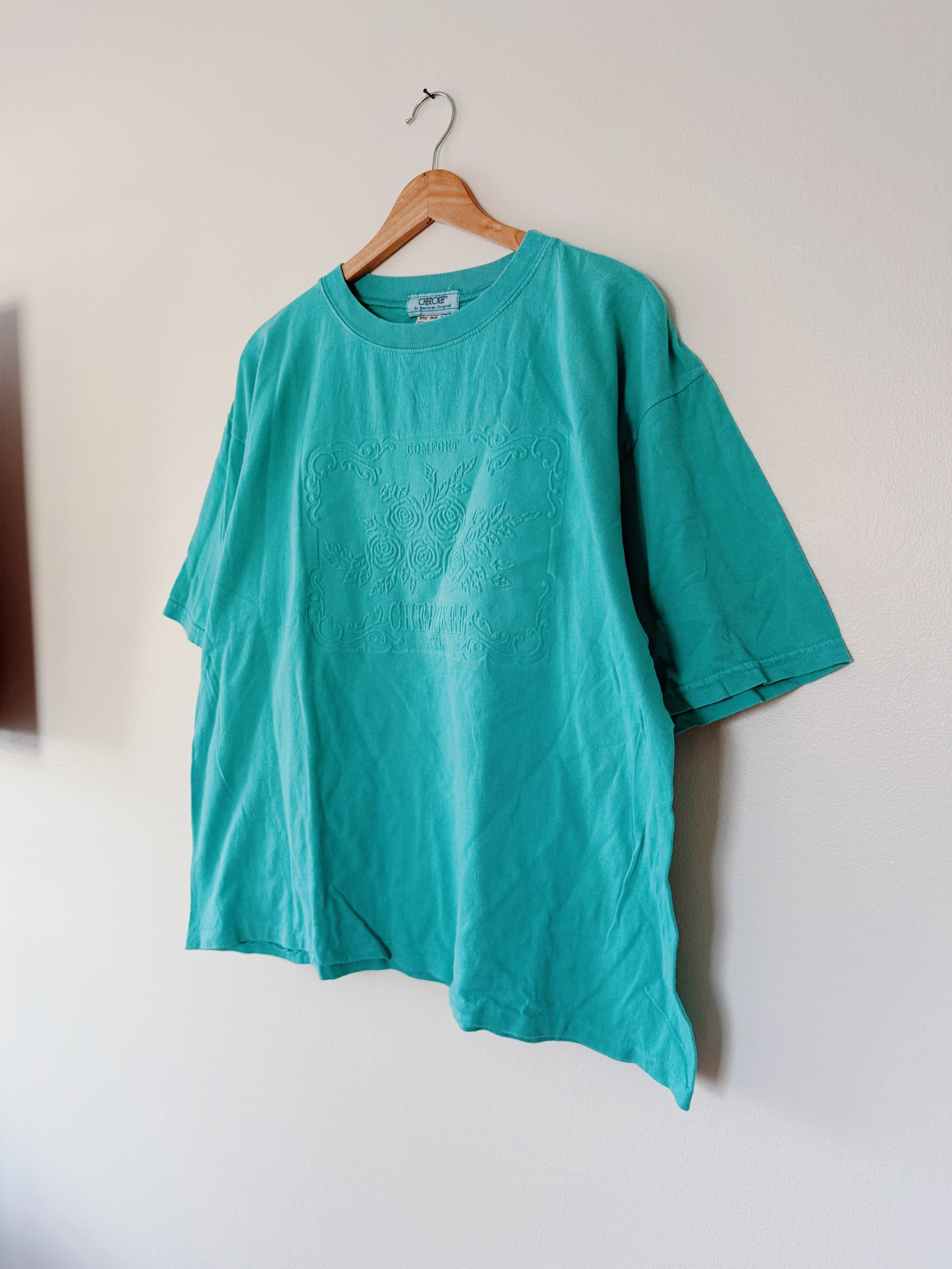 Vintage Cherokee Embossed Boxy Tee (L)