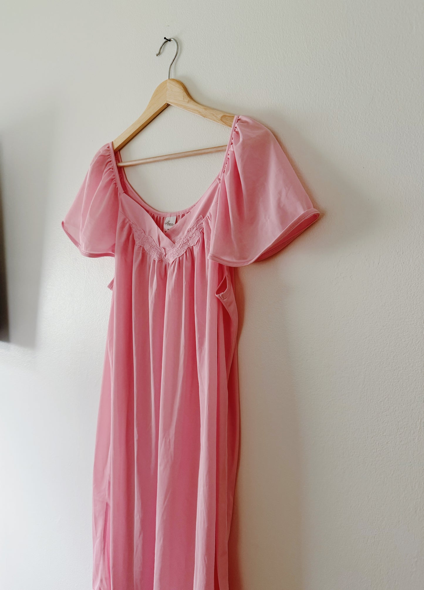 Pink Satin Dress (M)