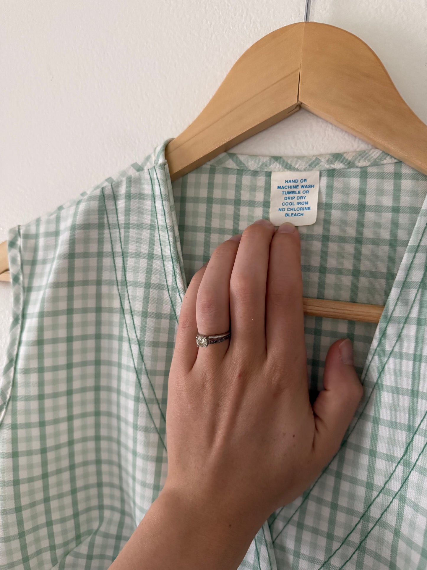 Vintage Plaid Top