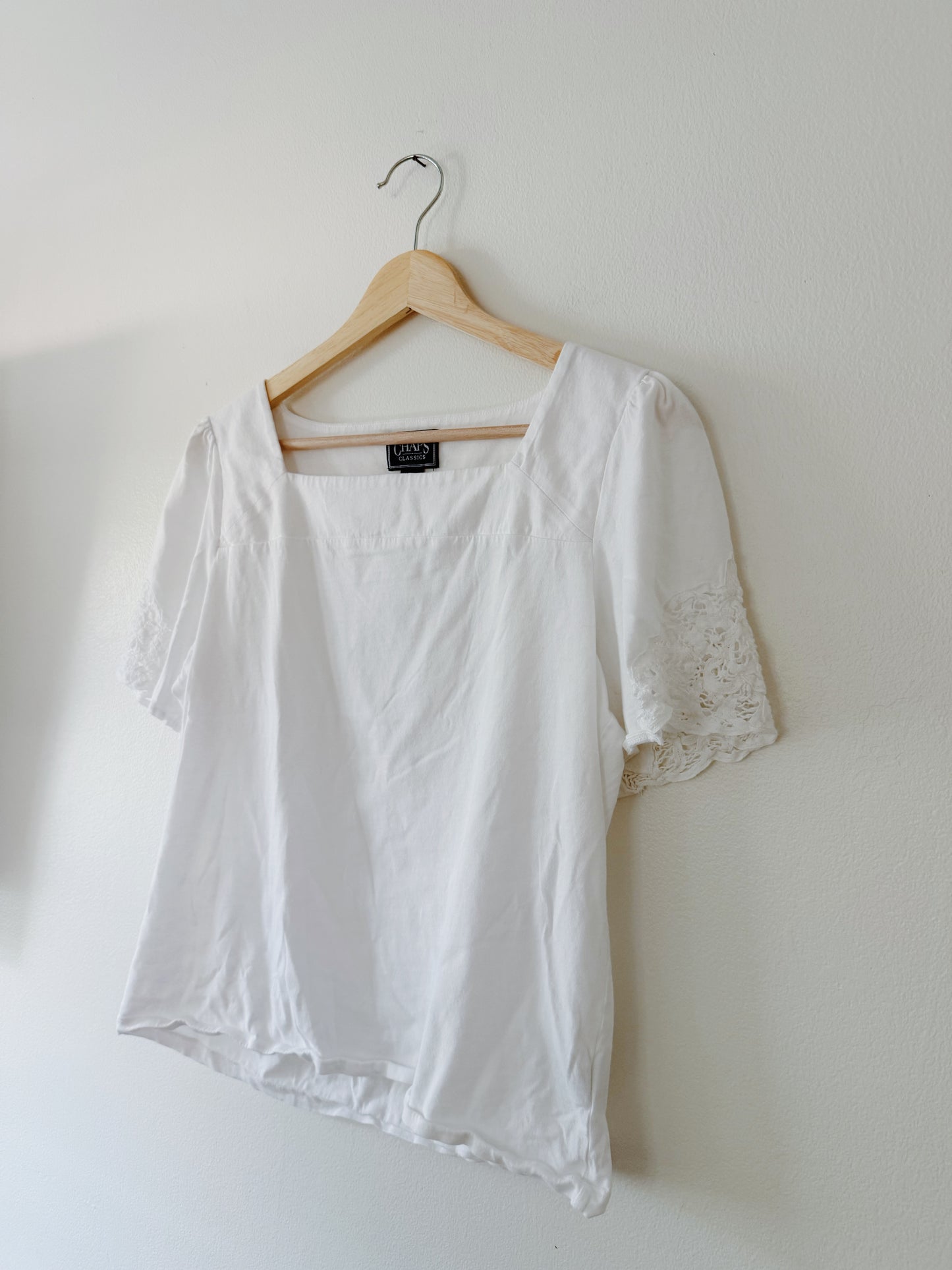 White Lace Top (M)