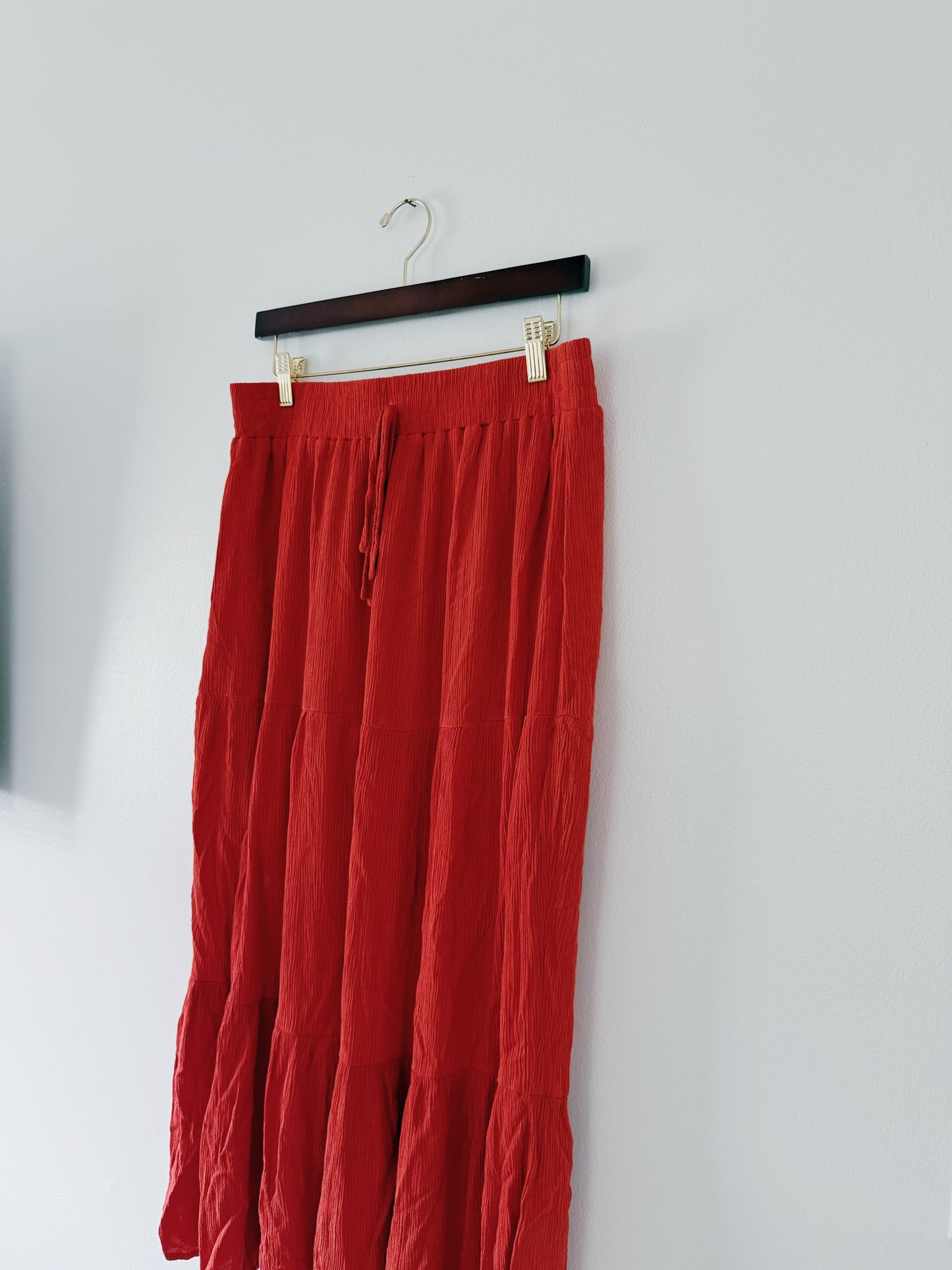 Tiered Midi Skirt (L)