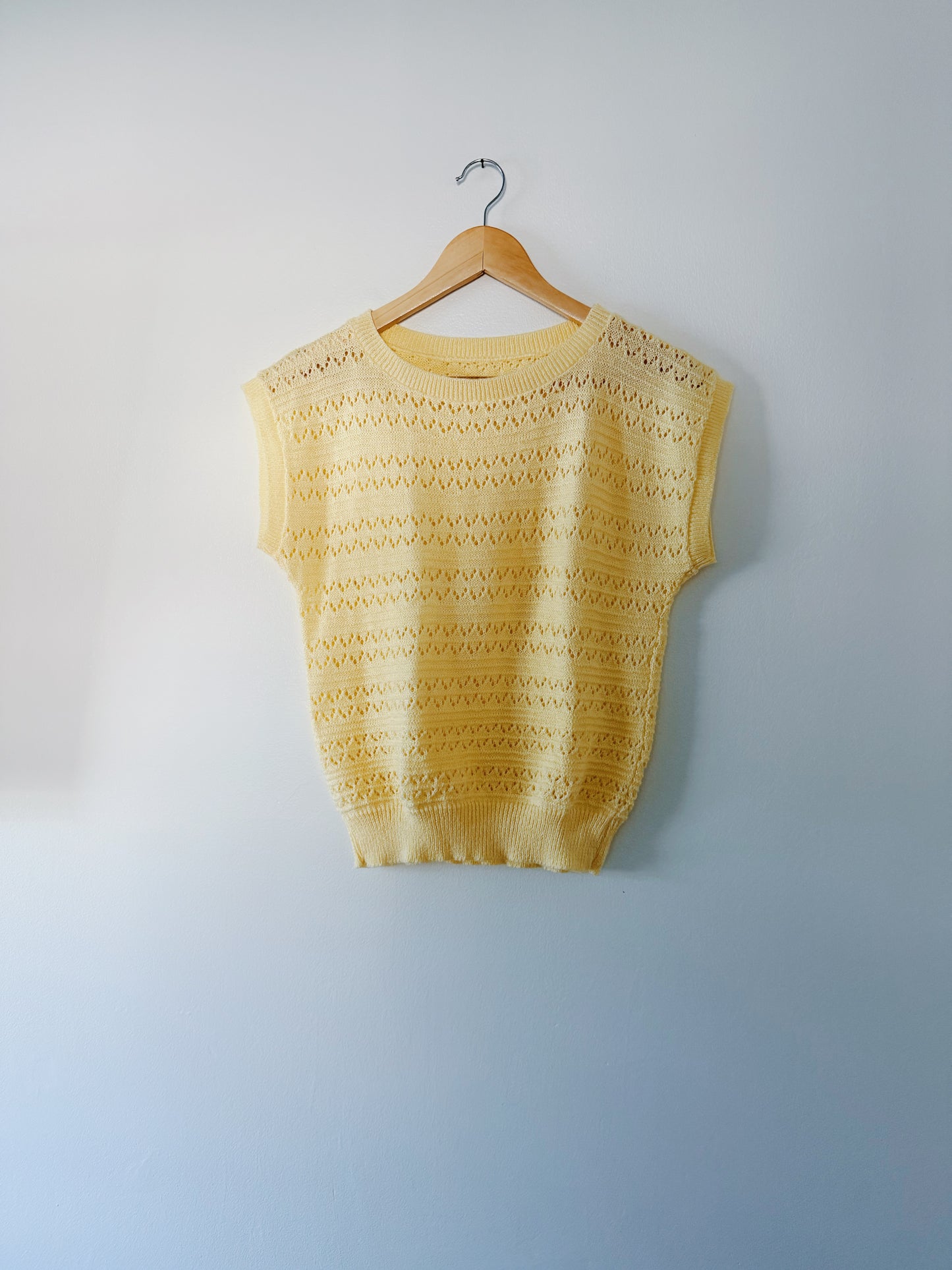Yellow Knit Top