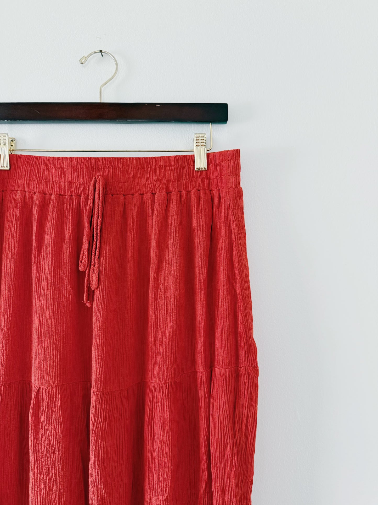 Tiered Midi Skirt (L)