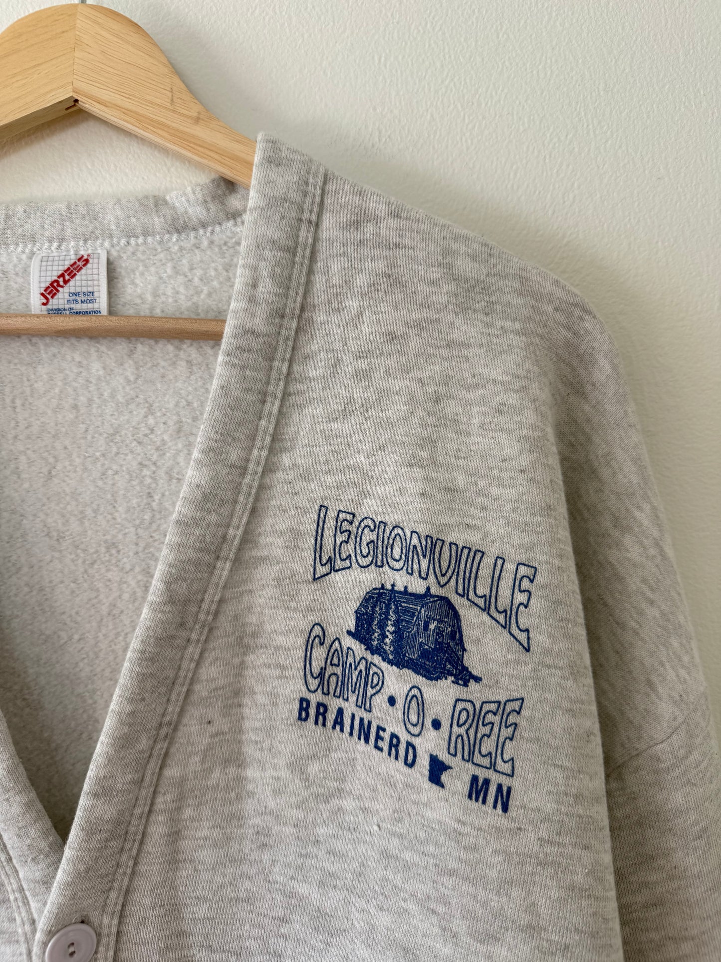 Sweatshirt Cardigan (One Size)