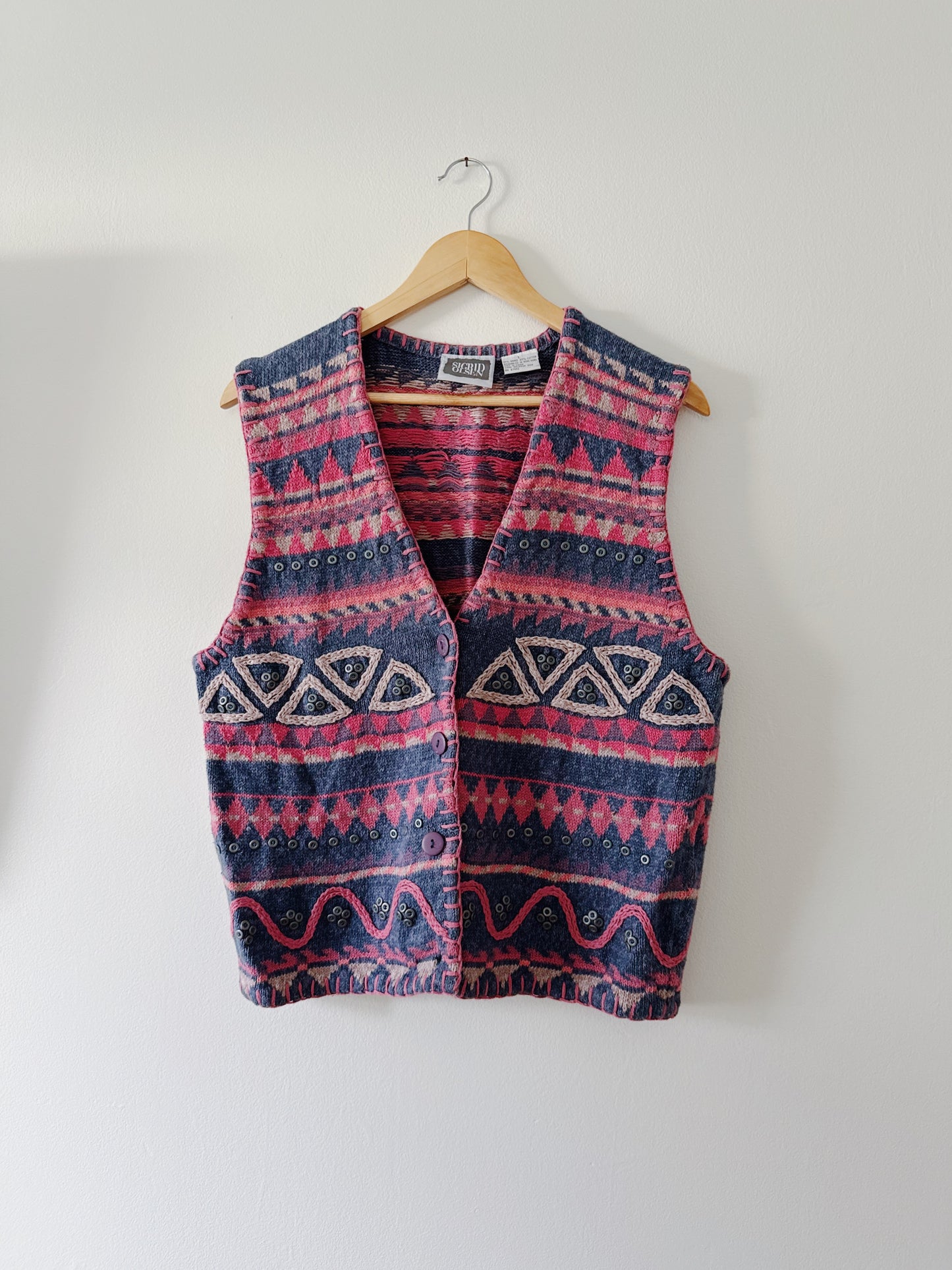 Patterned Vest (L)