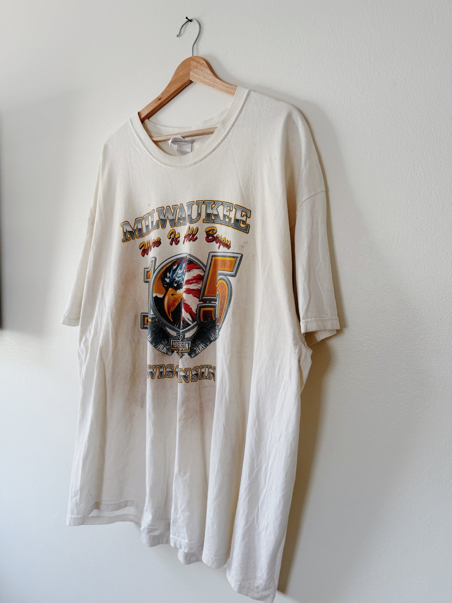 Vintage Milwaukee Harley Tee (XXL)