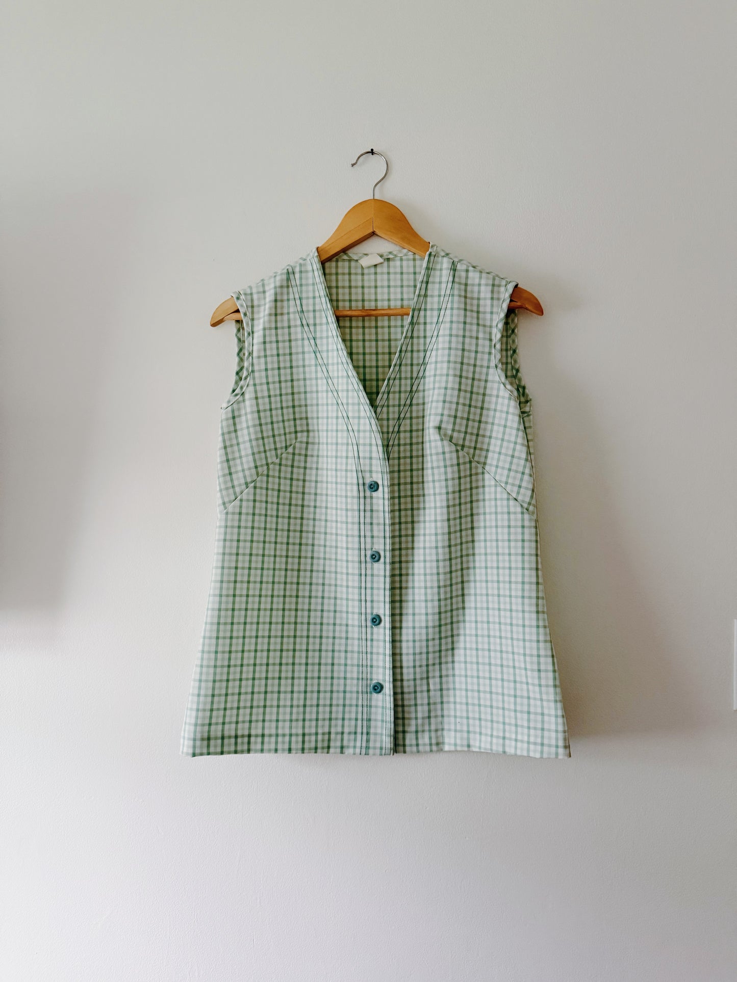 Vintage Plaid Top