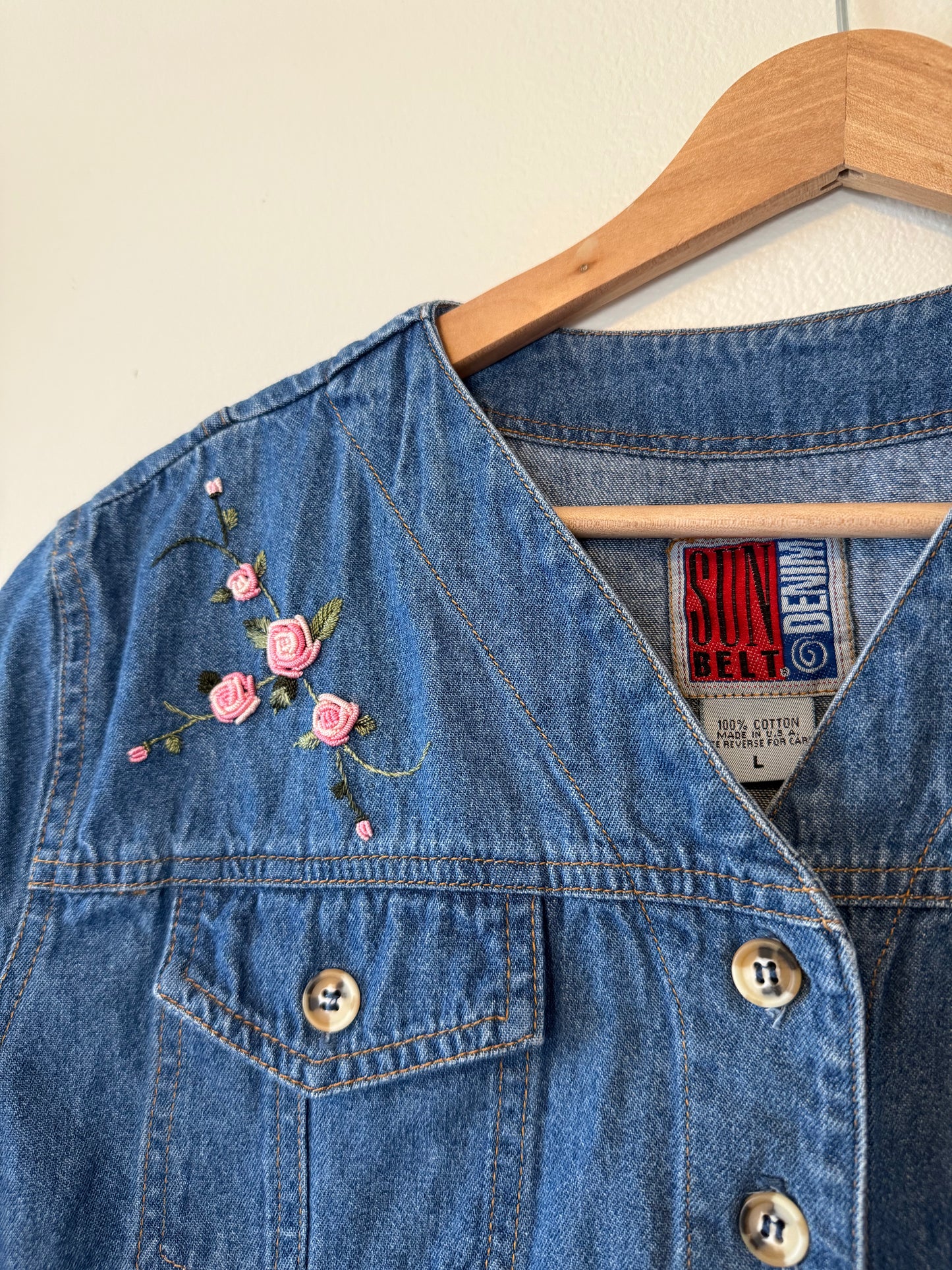 Vintage Denim Shirt (L)