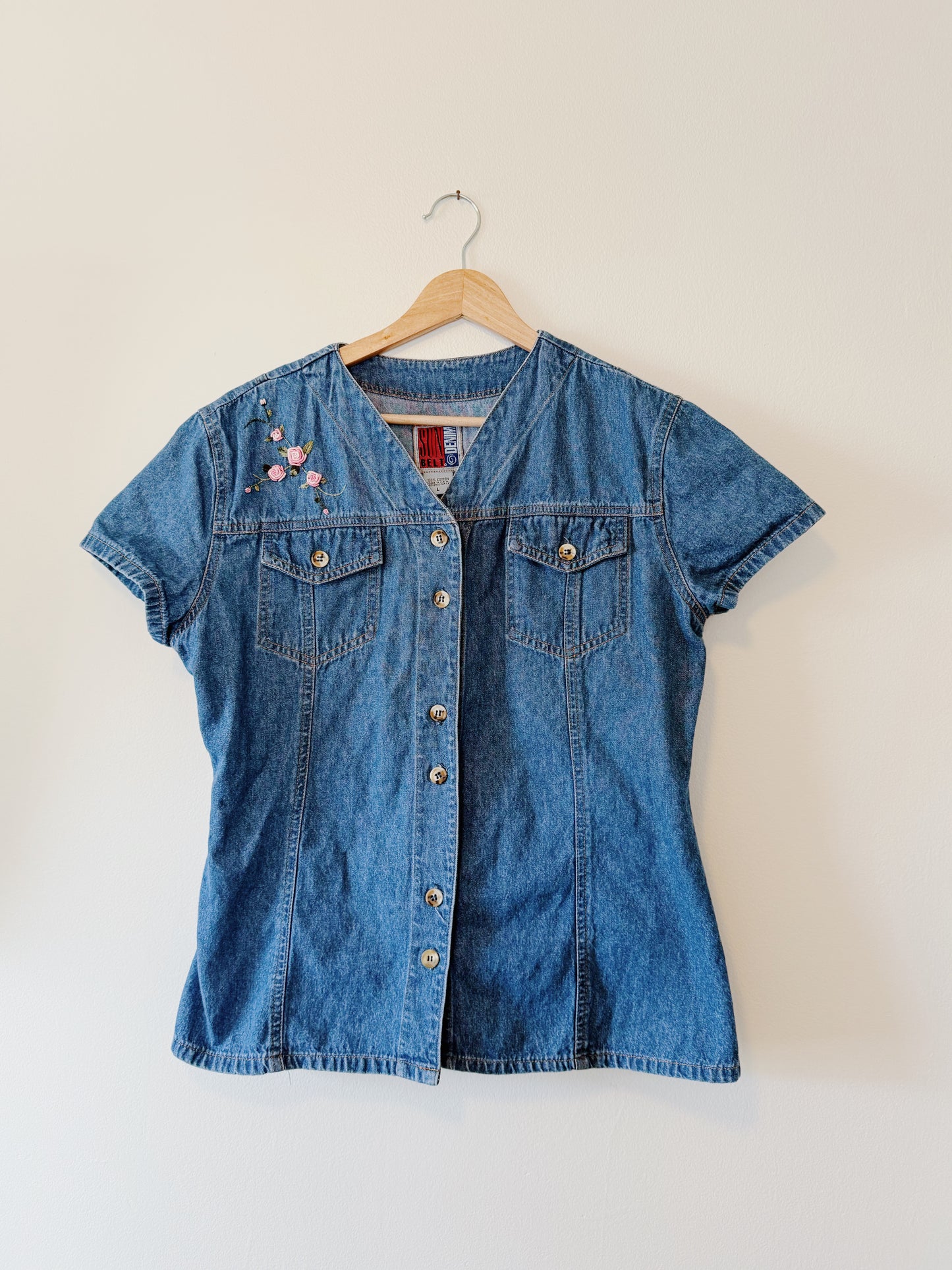 Vintage Denim Shirt (L)