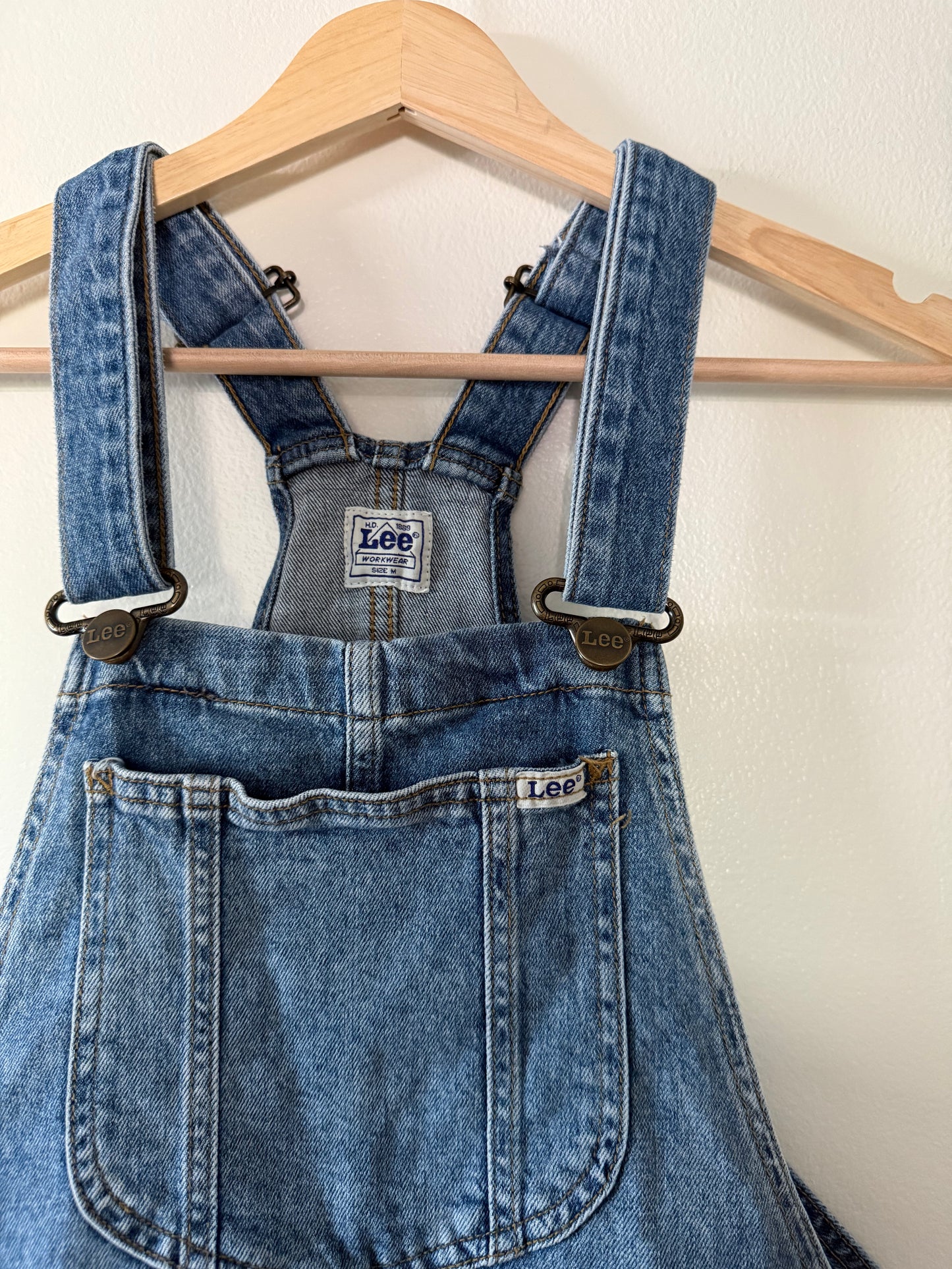 Vintage Lee Overall Shorts (M)
