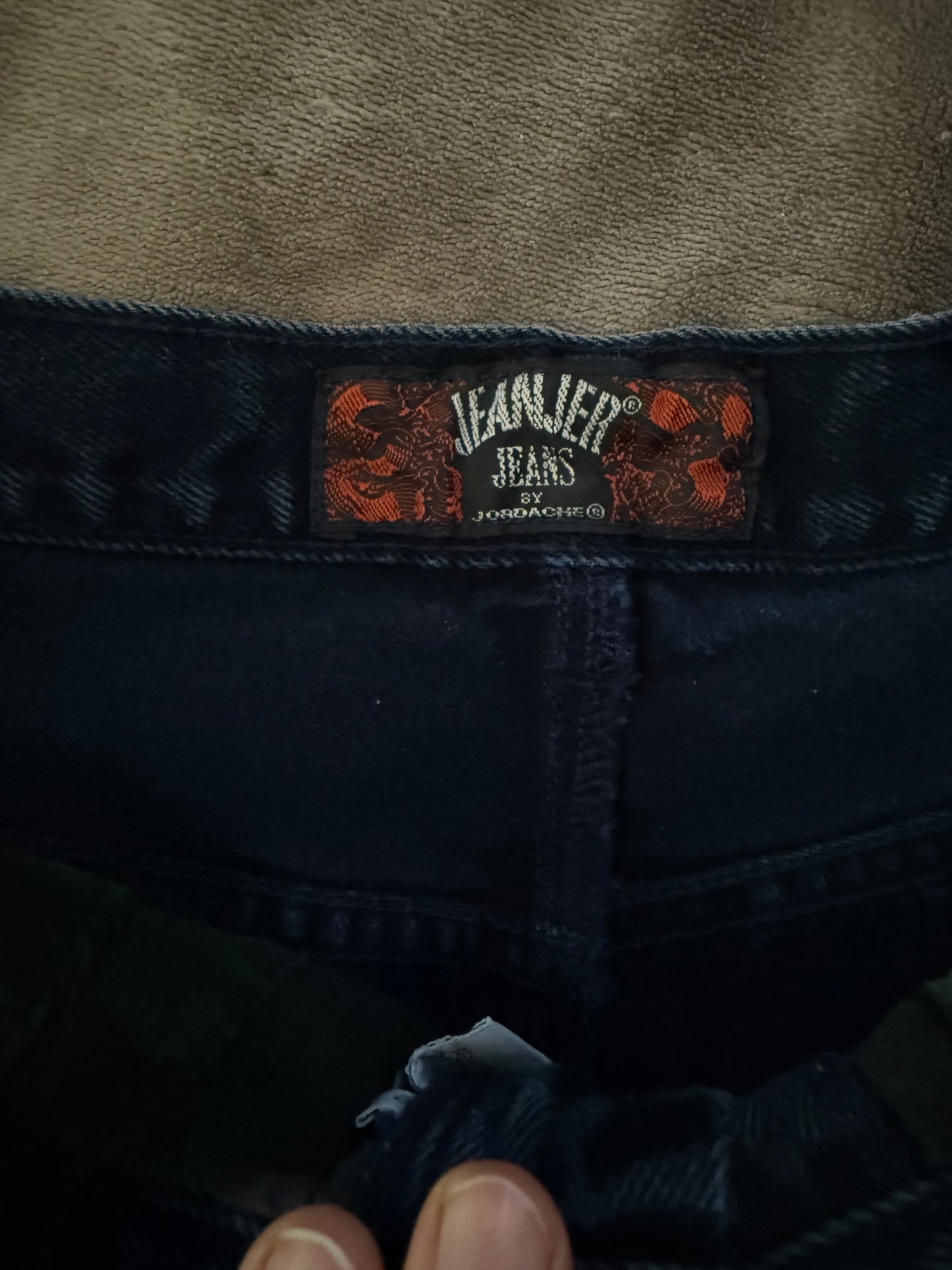 Vintage Dark Wash Denim Skirt (29x21)