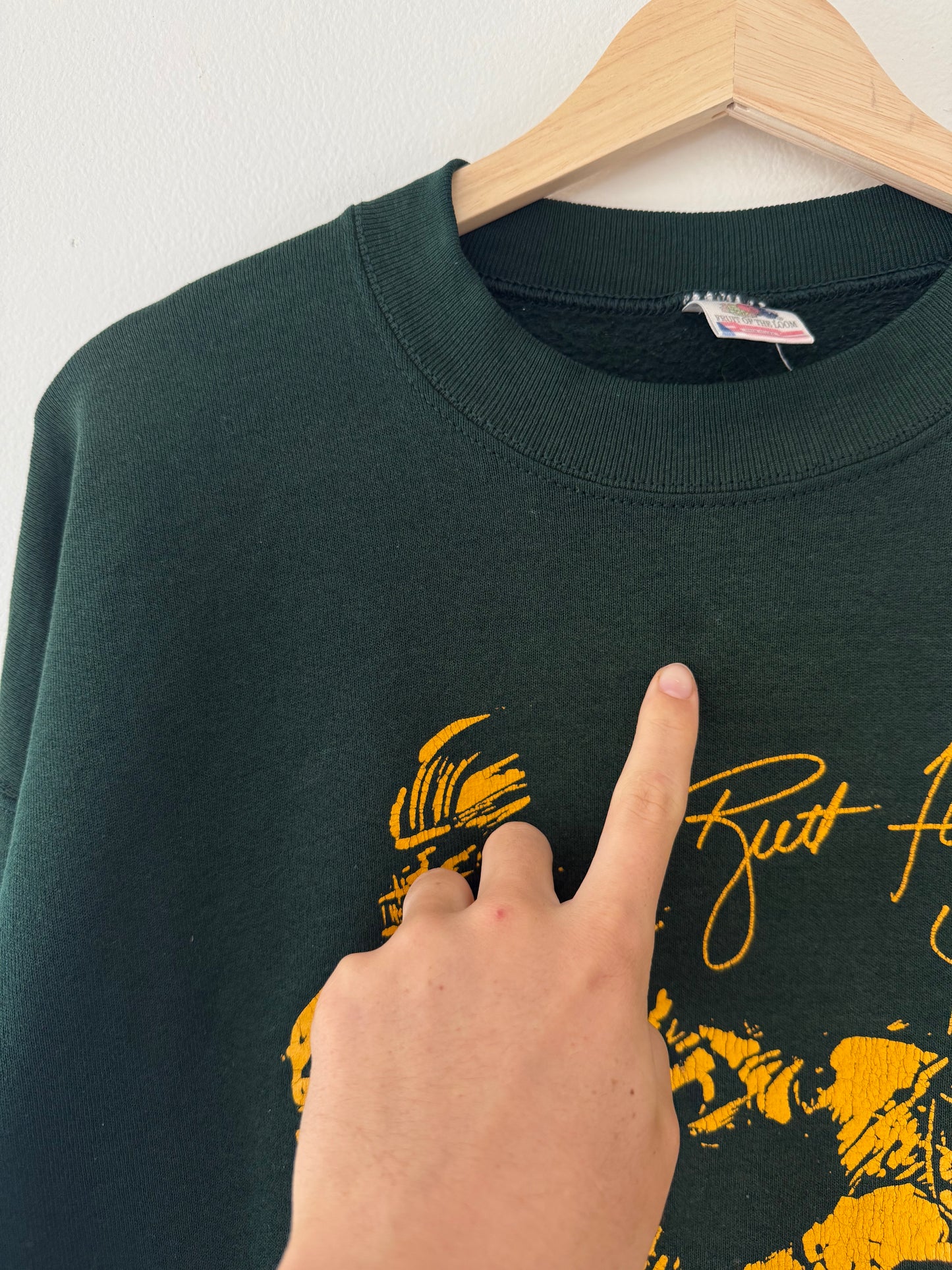 Vintage Favre Packers Crewneck (XL)