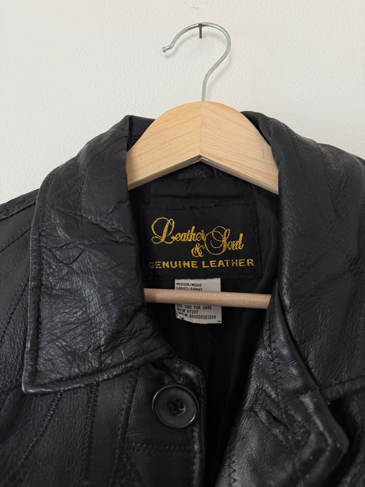 Vintage Leather Jacket (M)