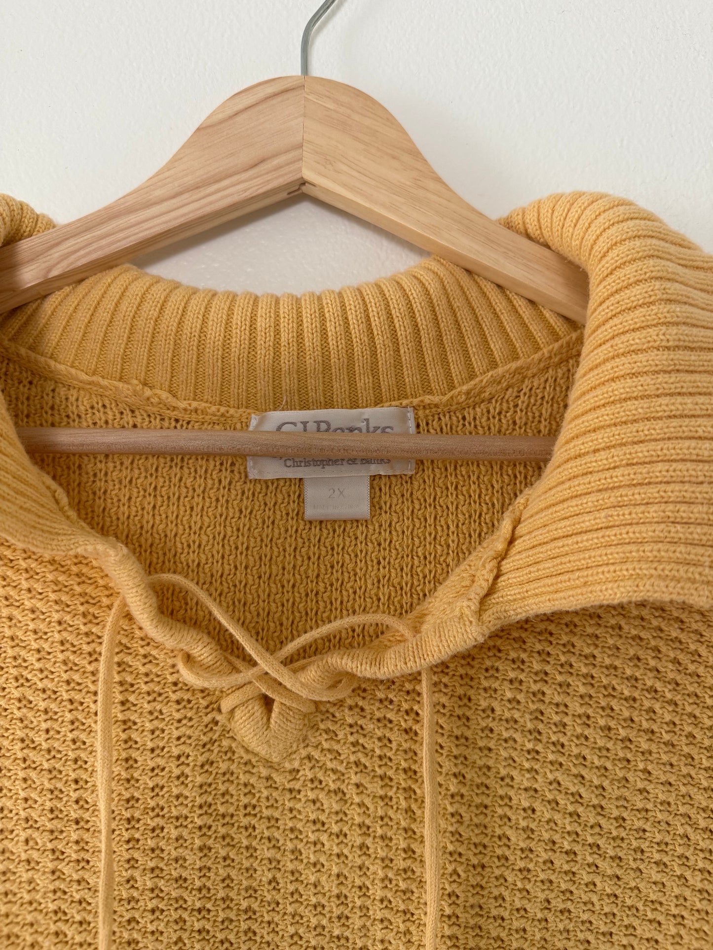 Yellow Knit Top (XXL)