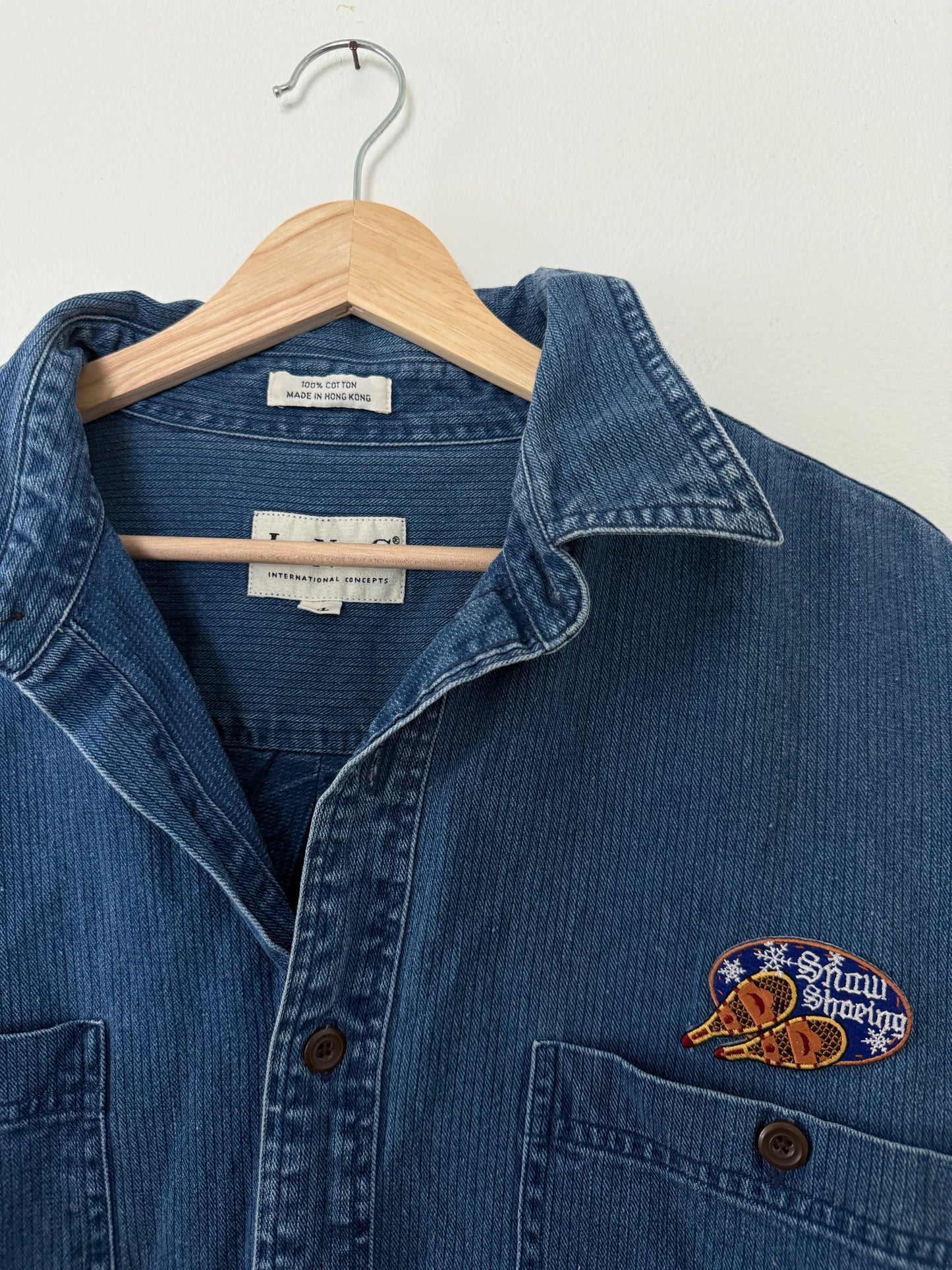 Snowshoe Patch Button Up (XL)