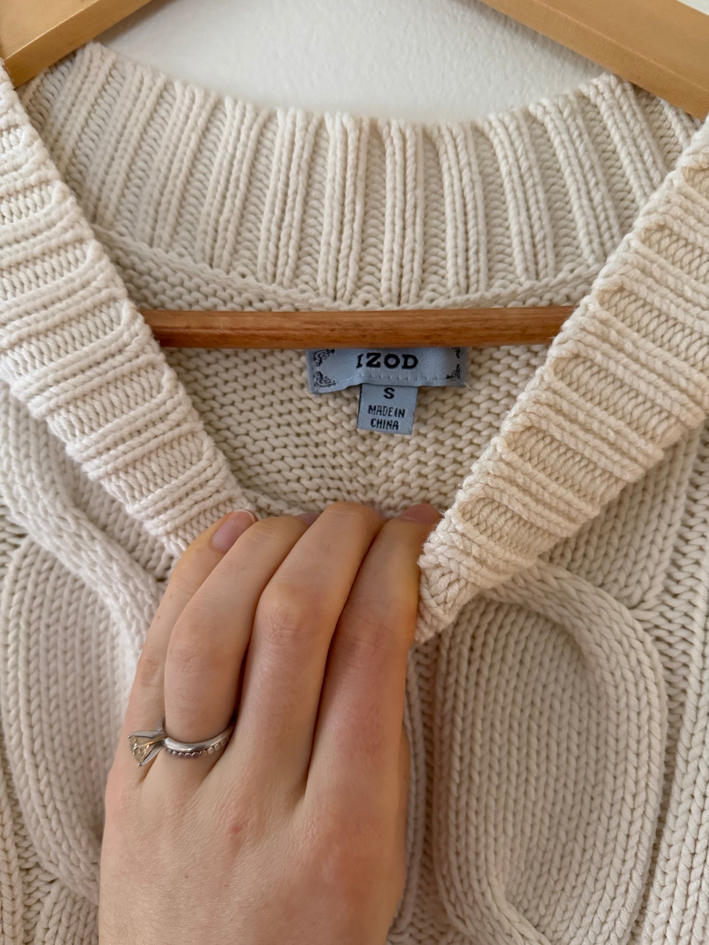 Cable Knit Sweater (S)