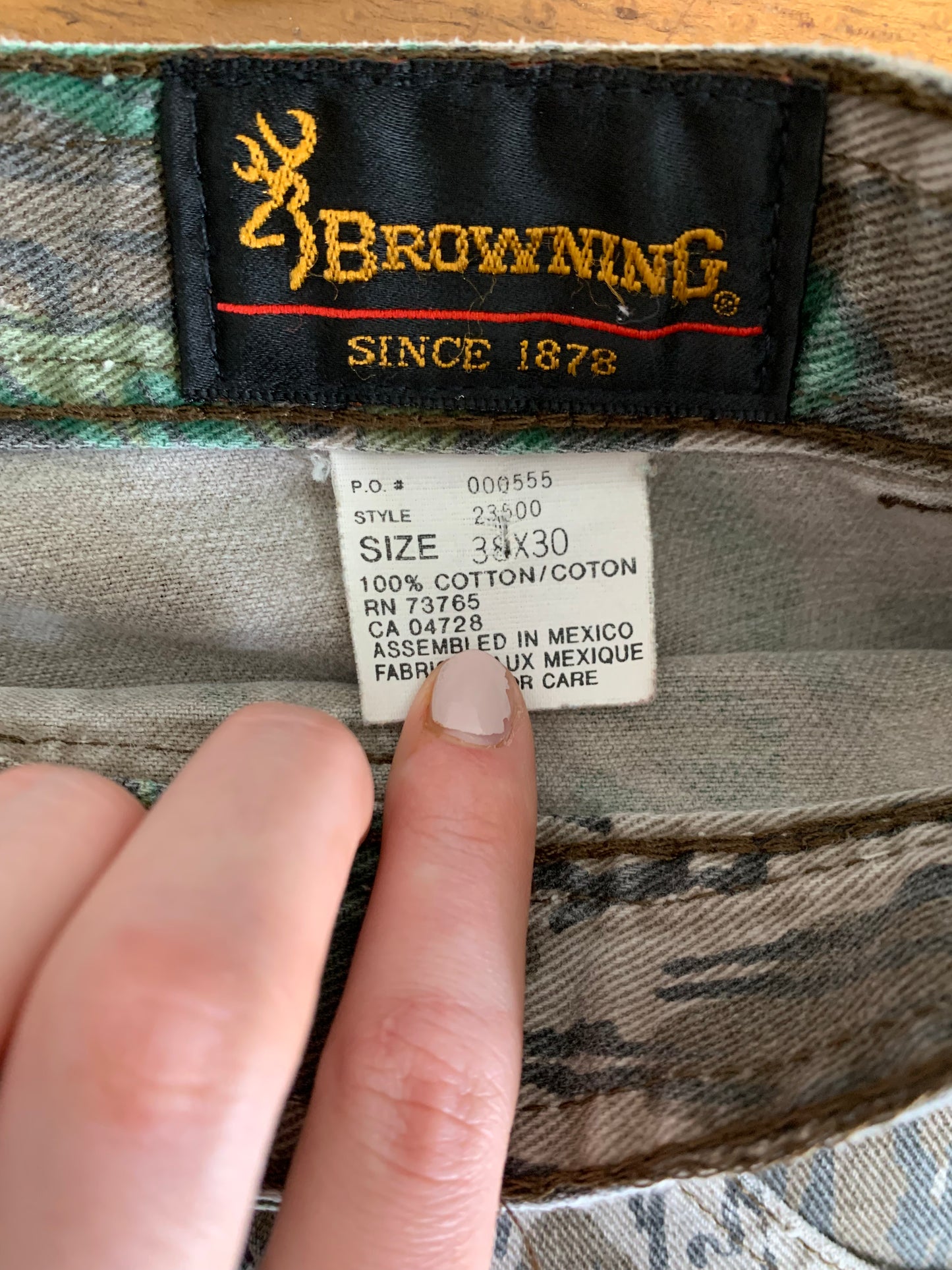 Vintage Browning Camo Pants (36x28)