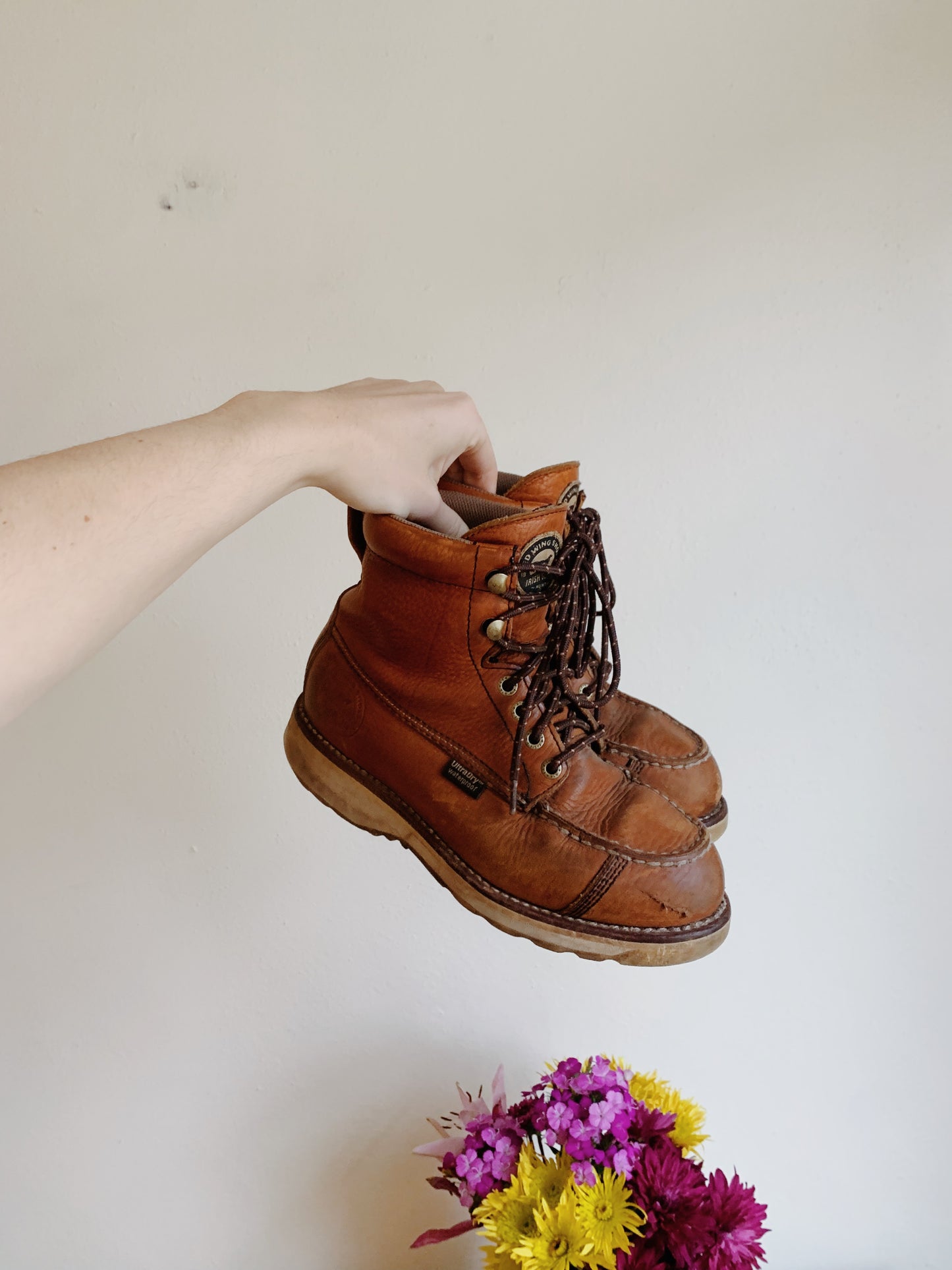 Vintage Red Wing Irish Setter Boots (W37)