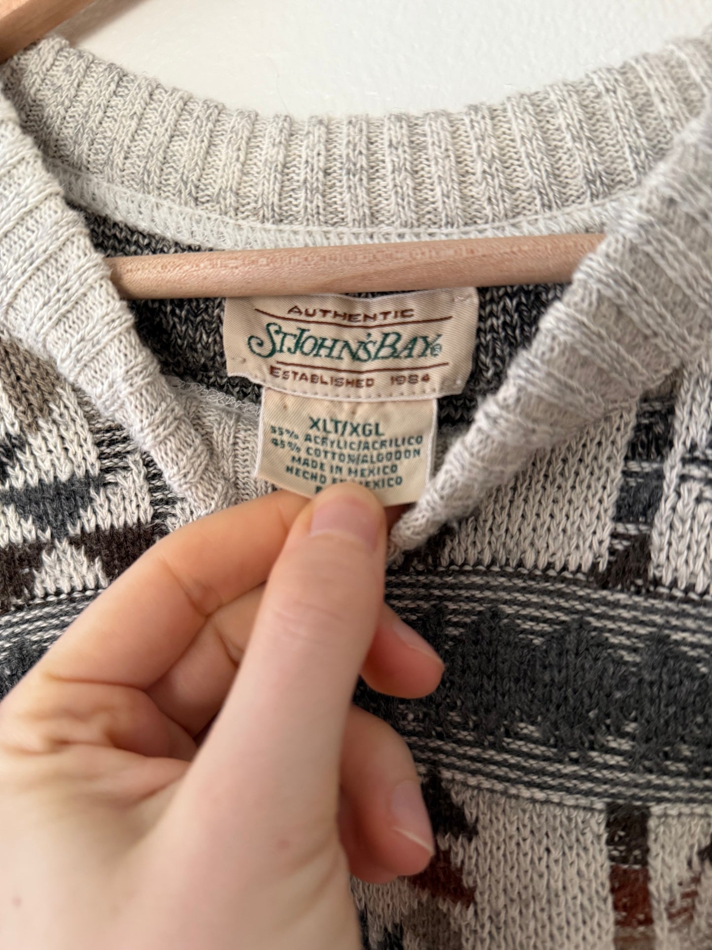 St. Johns Bay Aztec Style Sweater (XL)