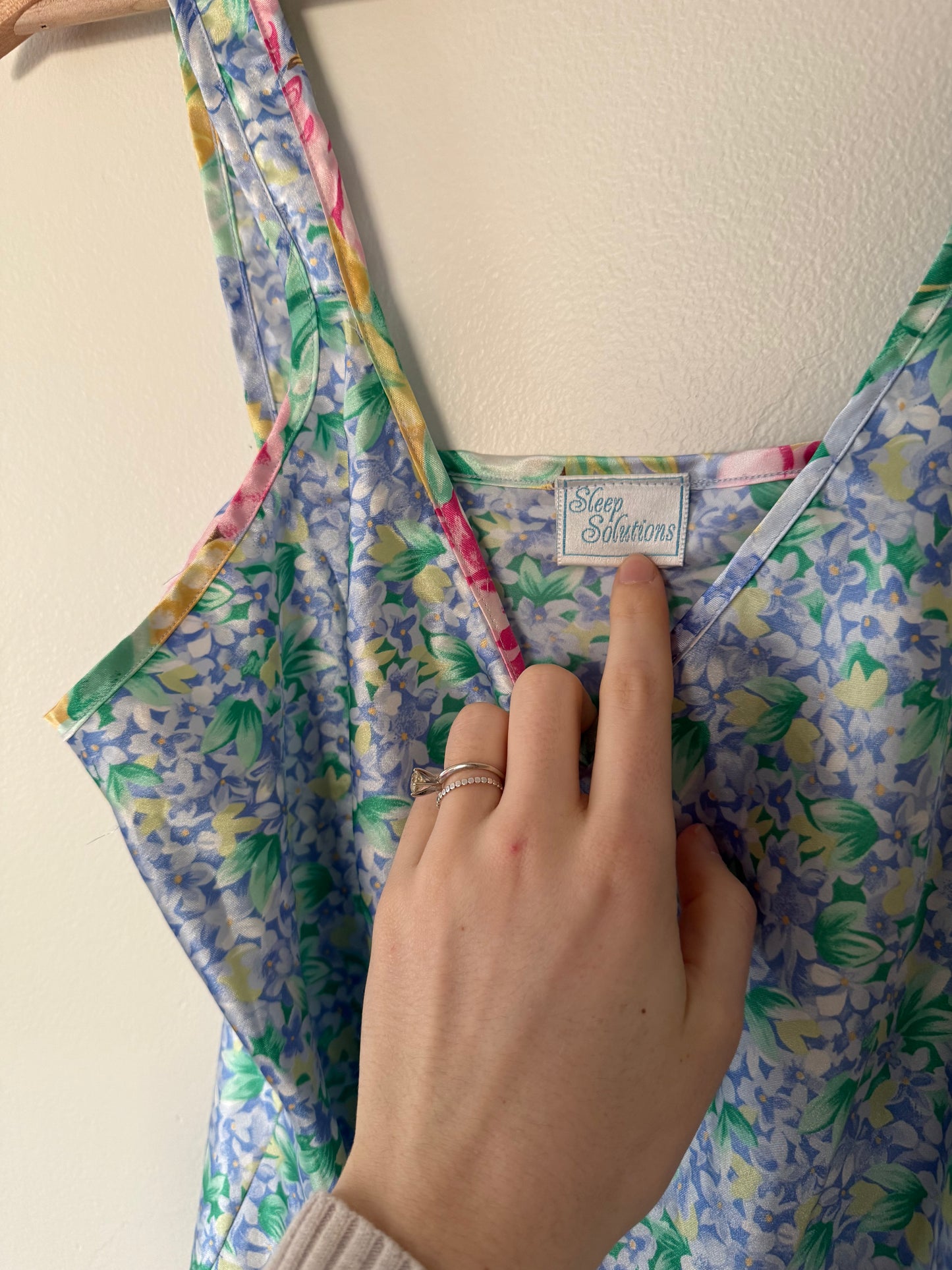 Floral Satin Dress (S)