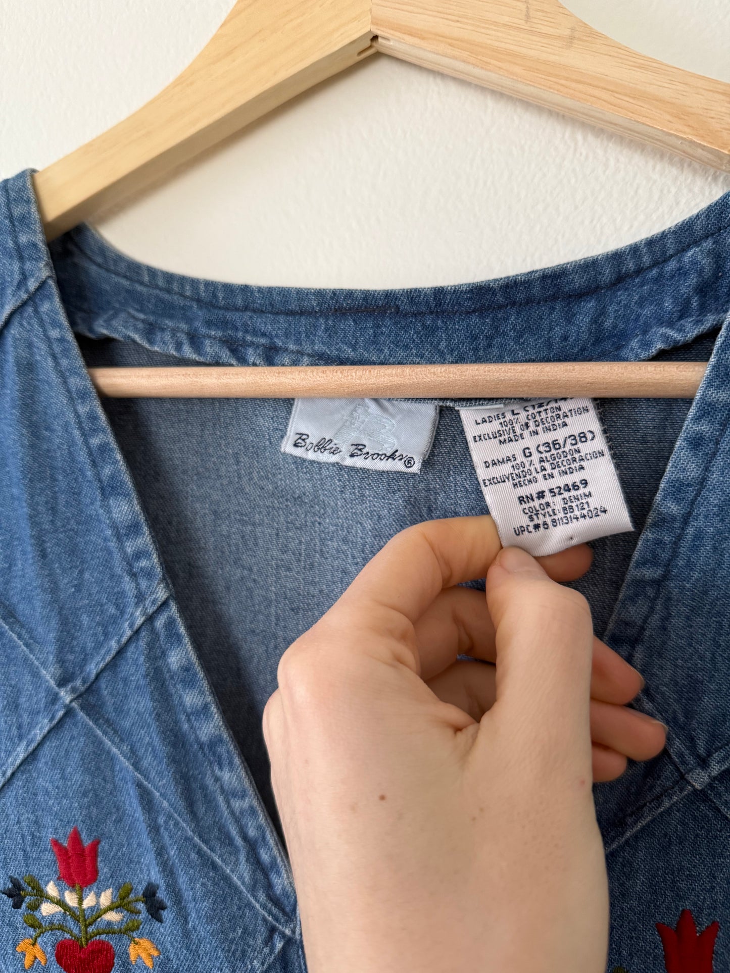 Vintage Denim Vest (L)